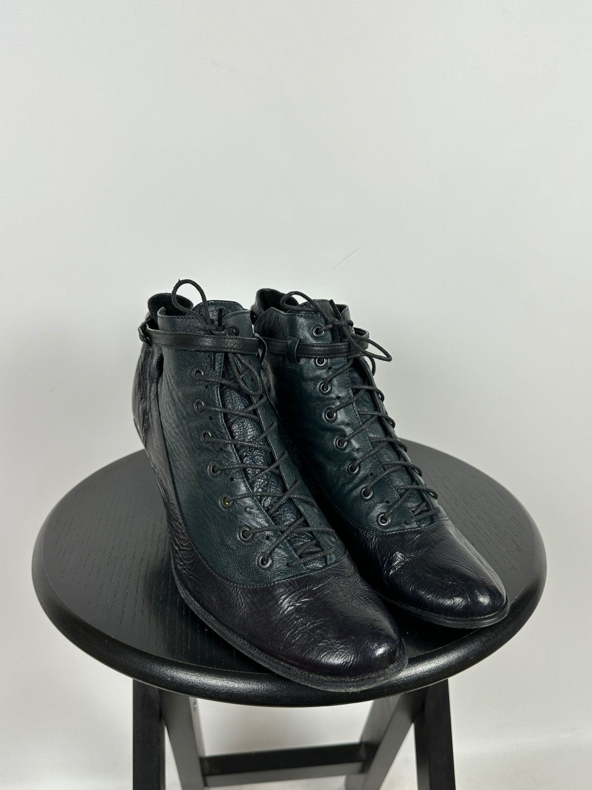 Marithe + Francois Girbaud Vintage Marithe Francois Girbaud Lace Up Ankle Boots Size US 10 / IT 40 - 3 Thumbnail