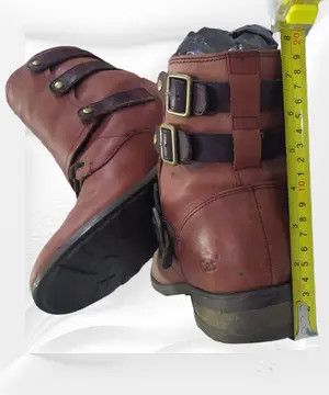 Caterpillar Caterpillar x Shontelle Leather Buckle Spat Boots Size US 6 / IT 36 - 10 Thumbnail