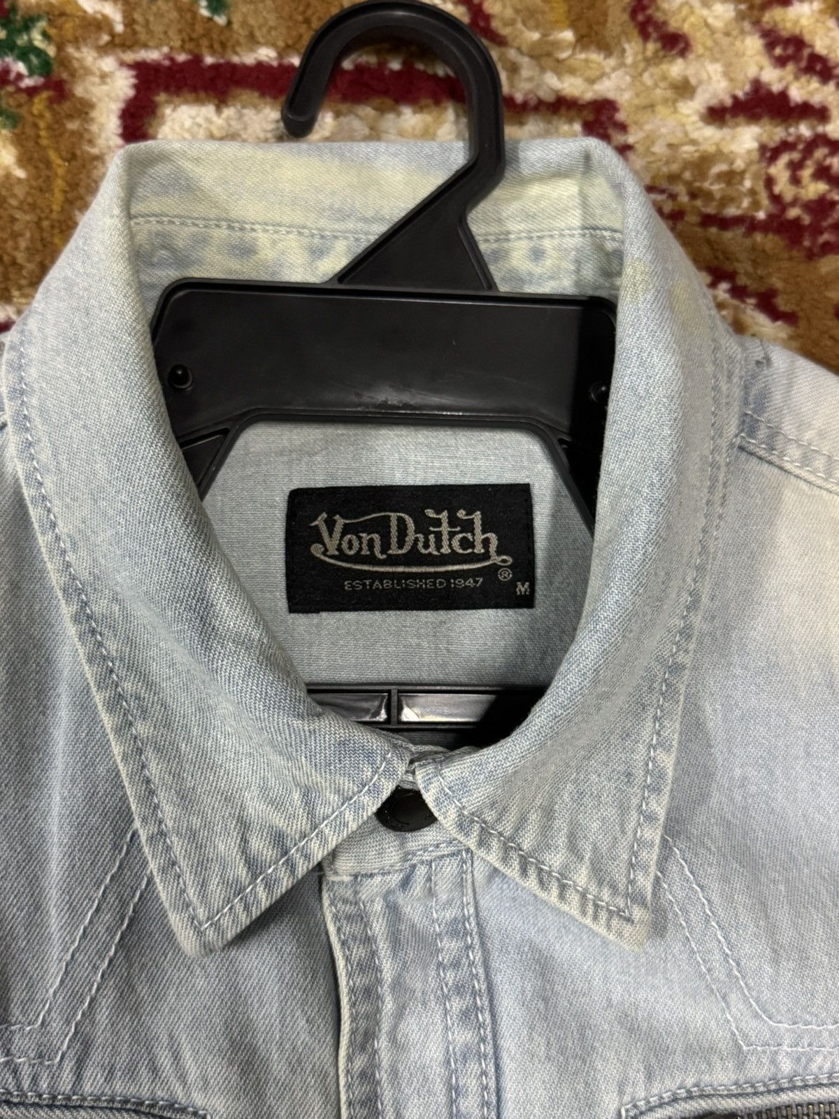 Von Dutch Y2K VON DUTCH DENIME RARE BUTTON Size US M / EU 48-50 / 2 - 4 Thumbnail