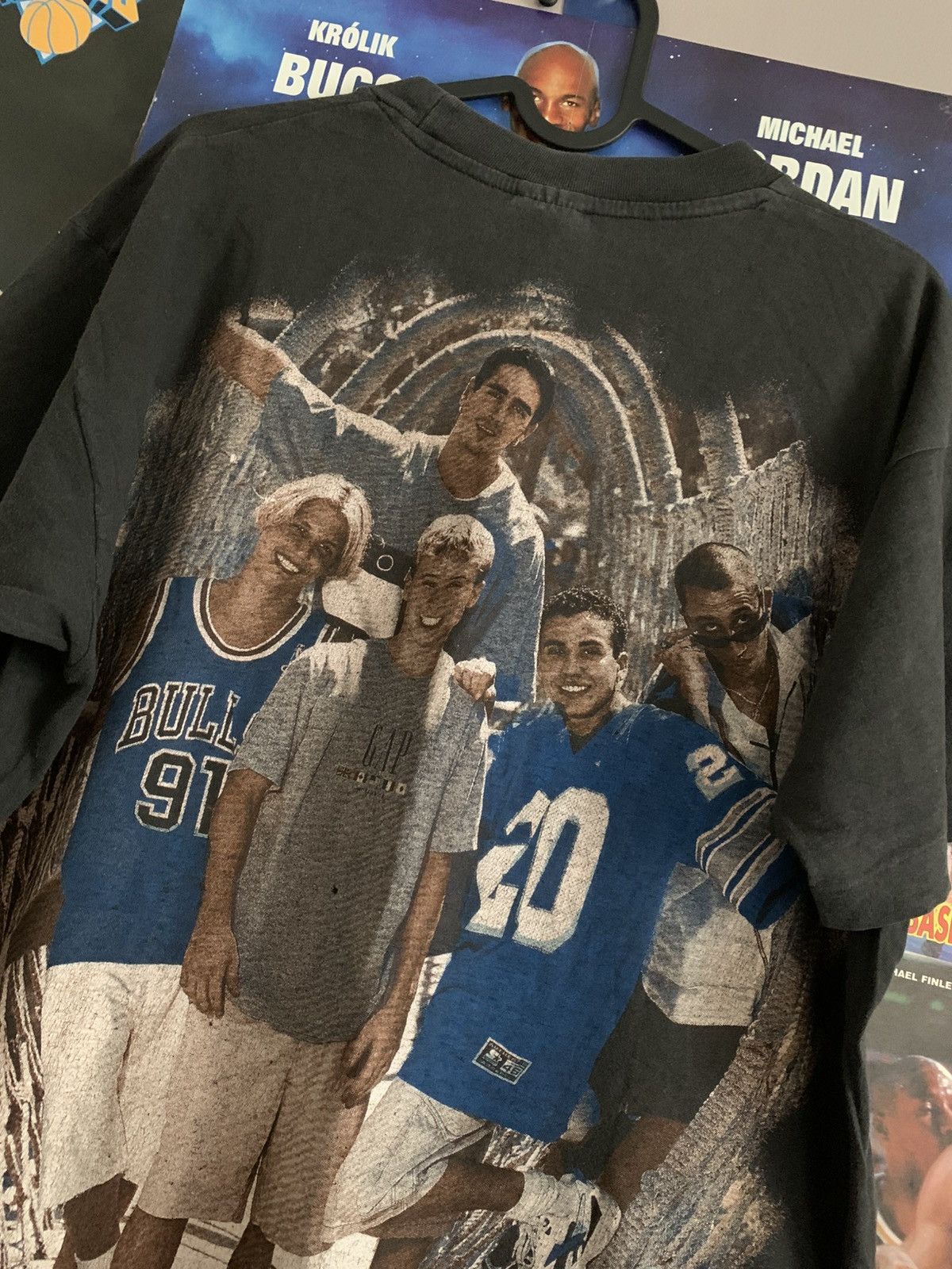 Band Tees 90s Vintage Backstreet Boys Front&Back Print Bootleg Tee Size US M / EU 48-50 / 2 - 3 Thumbnail