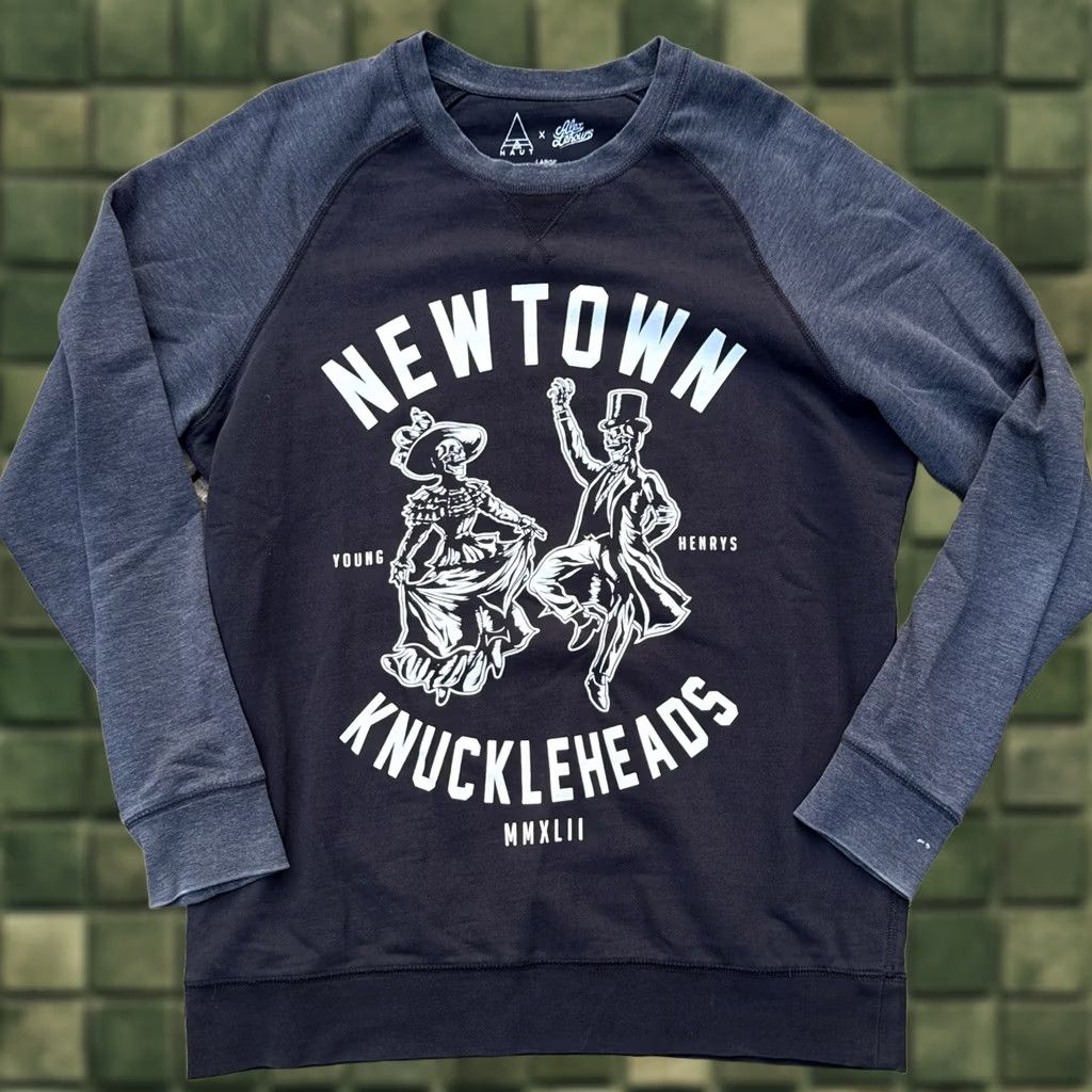 Vintage Haut Knuckleheads Sweatshirt L Graphic Skull Dance Pullover Mens Black Crewneck Regular Size L Shirt Sweatshirt Pullover Skull Dance Mens Size US L / EU 52-54 / 3 - 1 Thumbnail