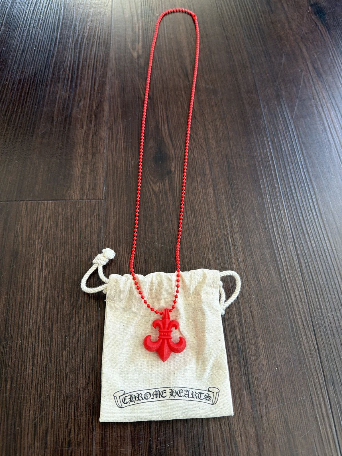 Chrome Hearts Chrome Hearts Red Fleur Pendant Size ONE SIZE - 1 Thumbnail