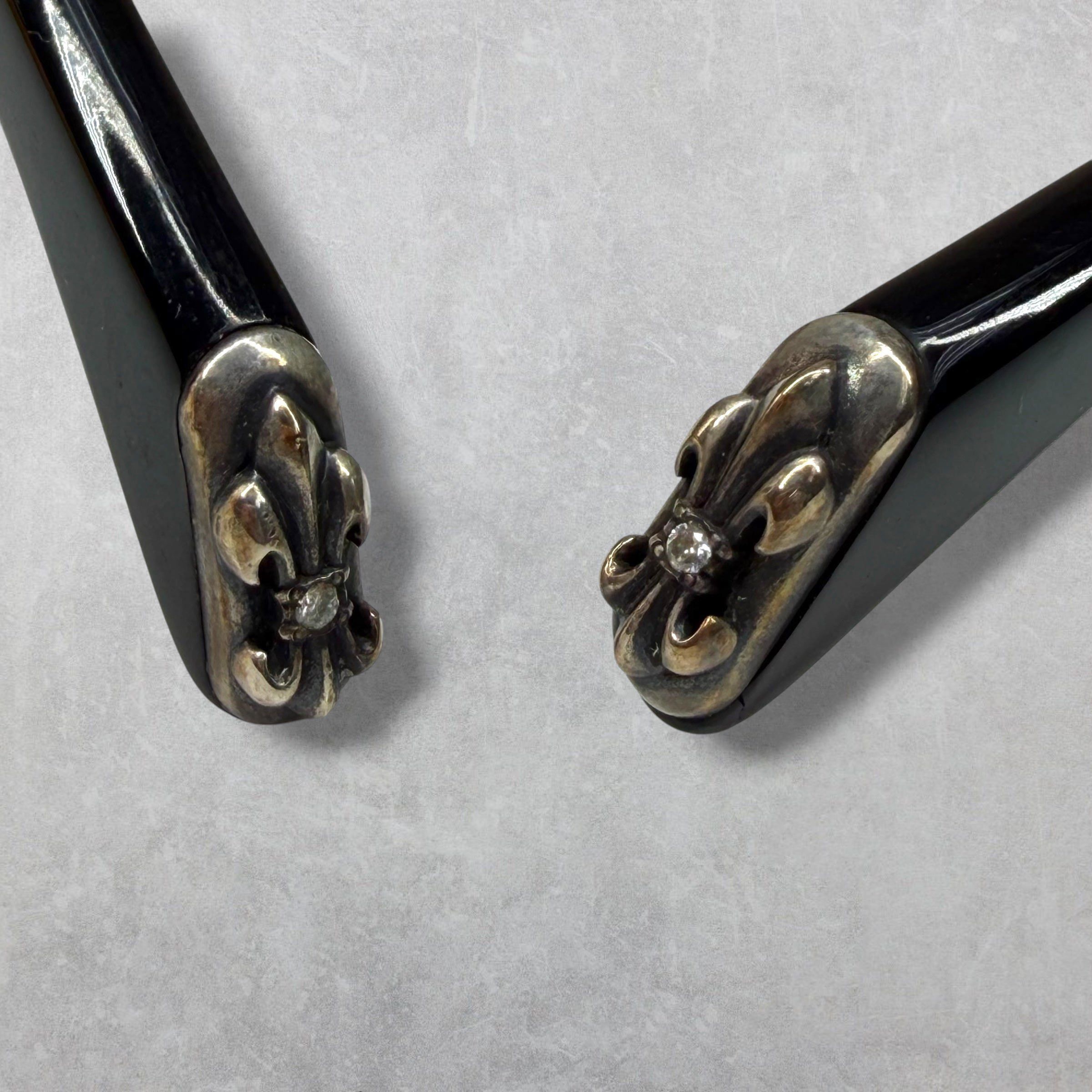 Chrome Hearts Vintage Chrome Hearts Fix 2 Diamond Sunglasses Size ONE SIZE - 6 Thumbnail