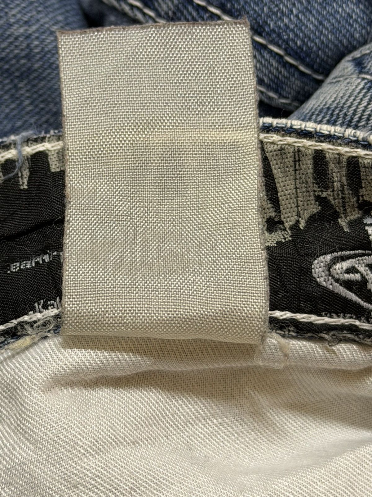 Fubu Vintage Japan Carpenter Faded Wash Distressed Wide Leg Baggy Size US 33 - 11 Thumbnail