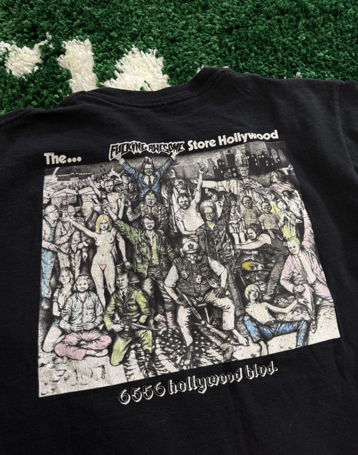 Fucking Awesome Fucking Awesome Hollywood Store Pocket Tee Black Medium Size US M / EU 48-50 / 2 - 4 Thumbnail