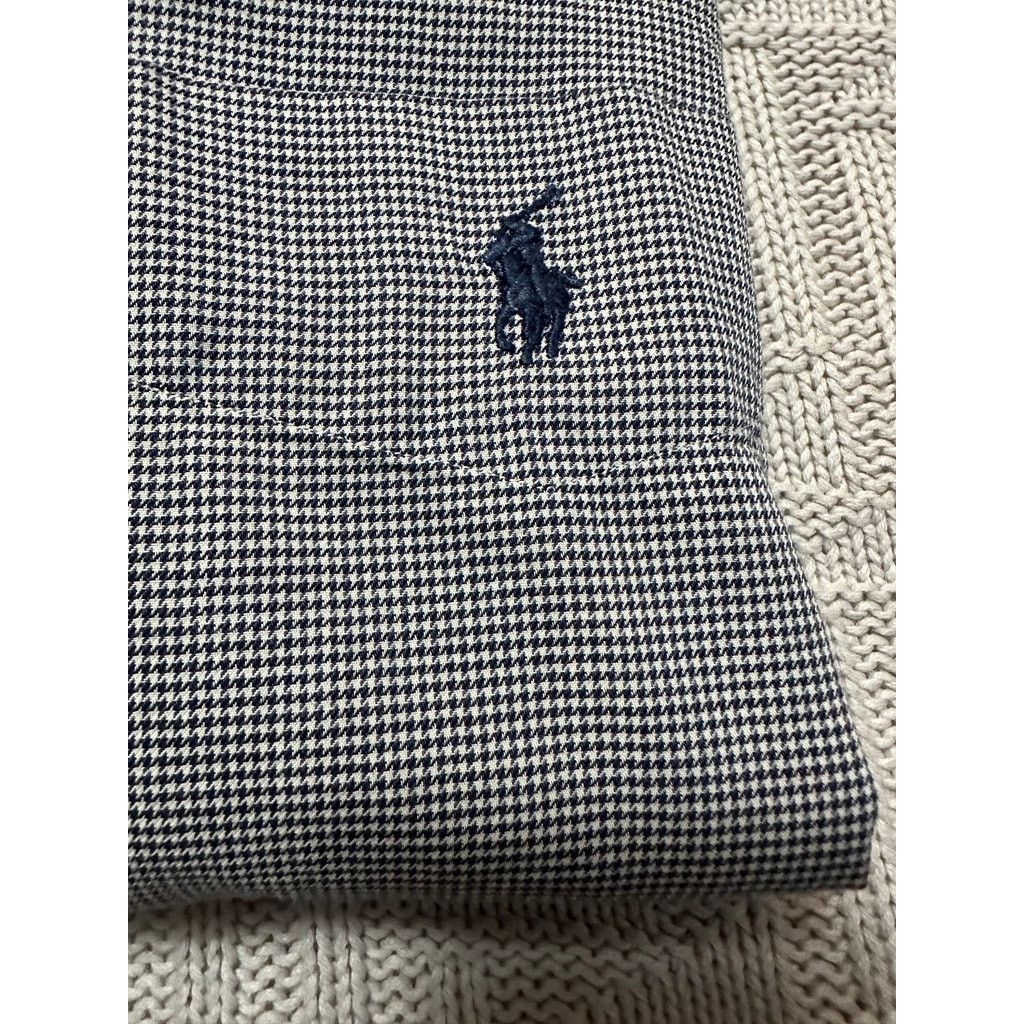 Ralph Lauren Ralph Lauren navy houndstooth Yarmouth button down size 15.5 Size US M / EU 48-50 / 2 - 4 Thumbnail