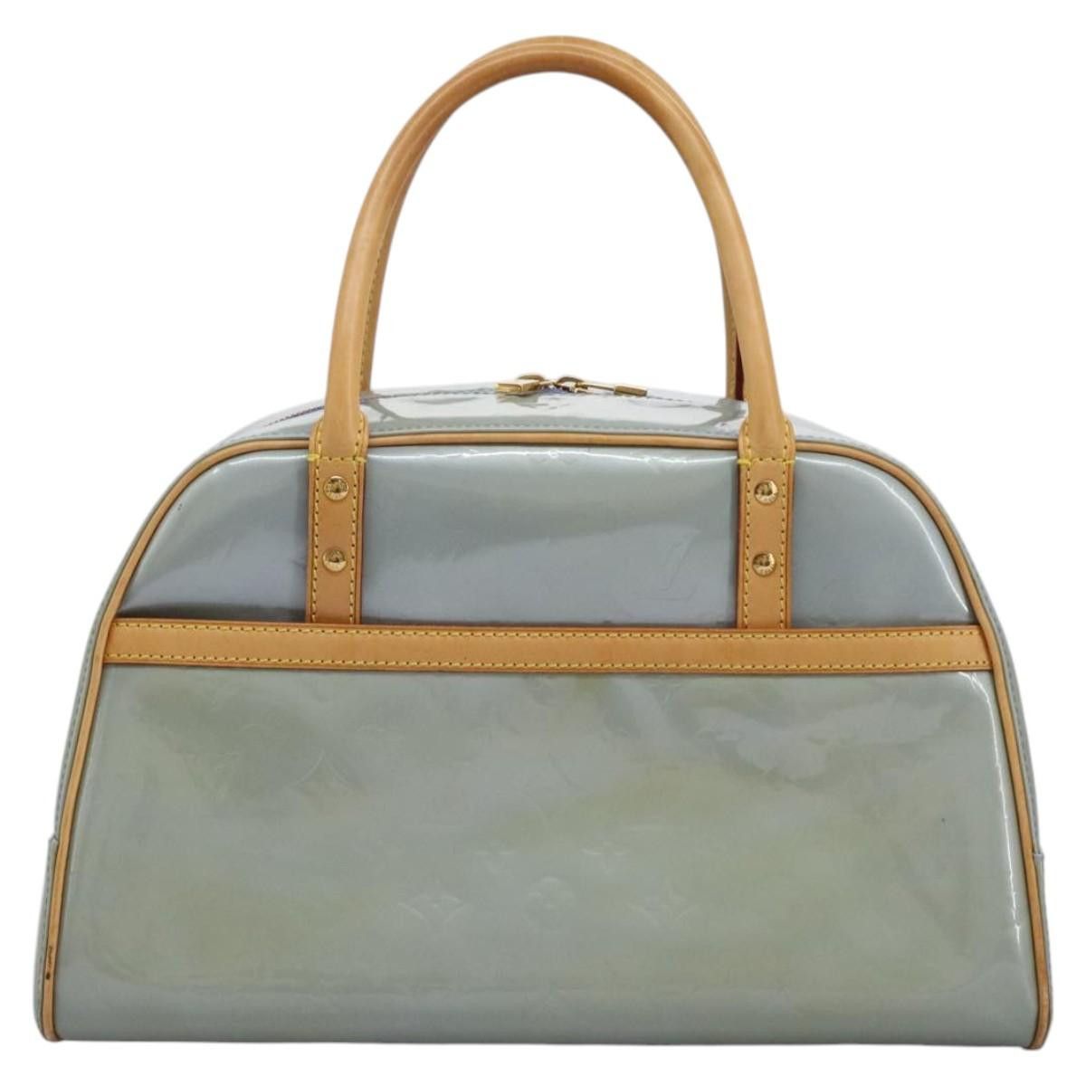 Louis Vuitton Tompkins Square Grey Patent Leather Handbag (Pre-Owned) Size ONE SIZE - 1 Thumbnail