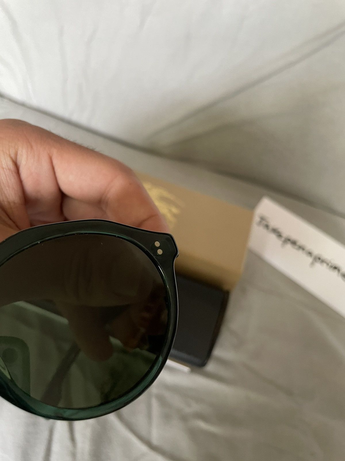 Burberry Men’s Burberry Sunglasses Green B4280F Size ONE SIZE - 10 Thumbnail