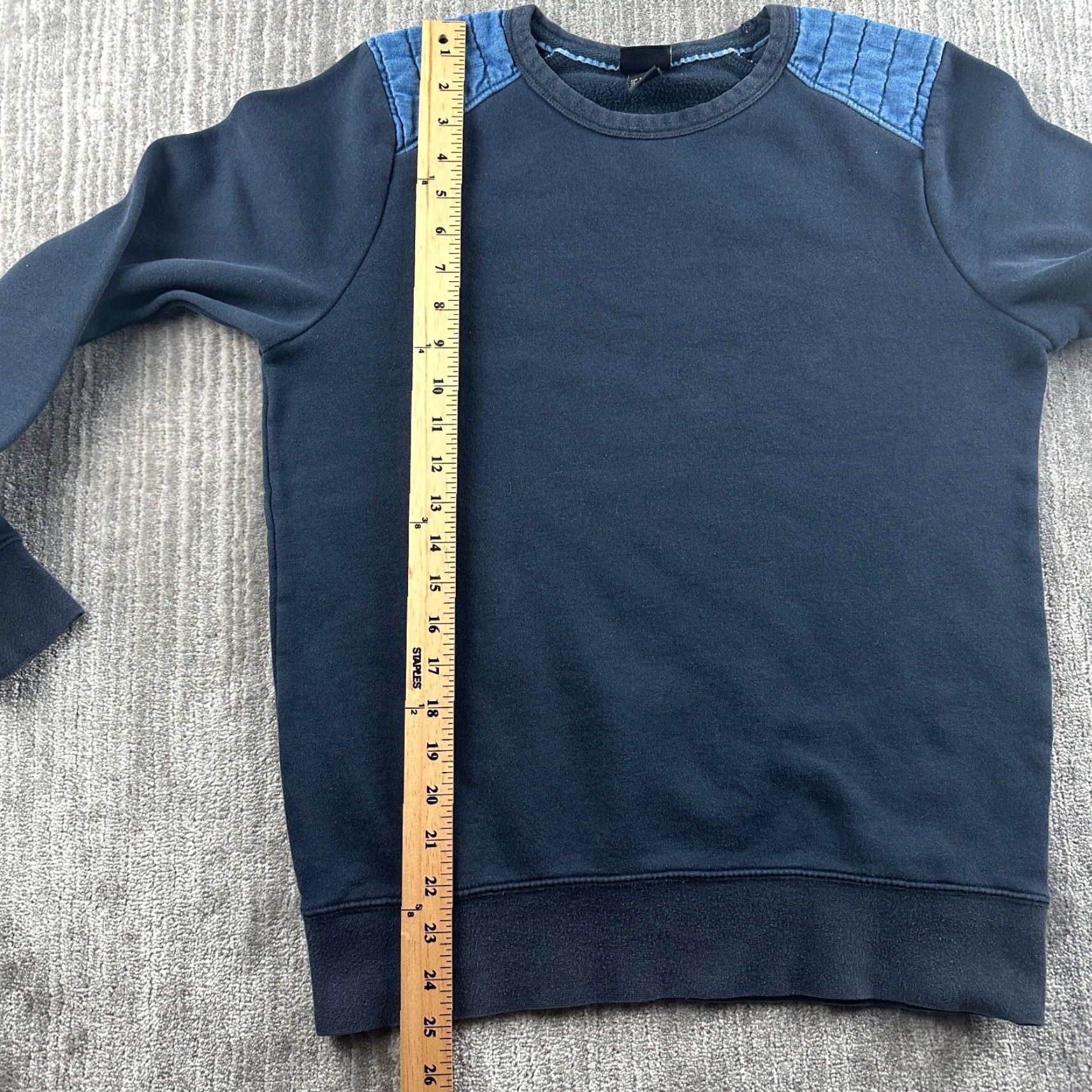 H&M H&M Sweater Adult Small Blue Fleece Pullover Crewneck Casual Mens Size US S / EU 44-46 / 1 - 7 Thumbnail
