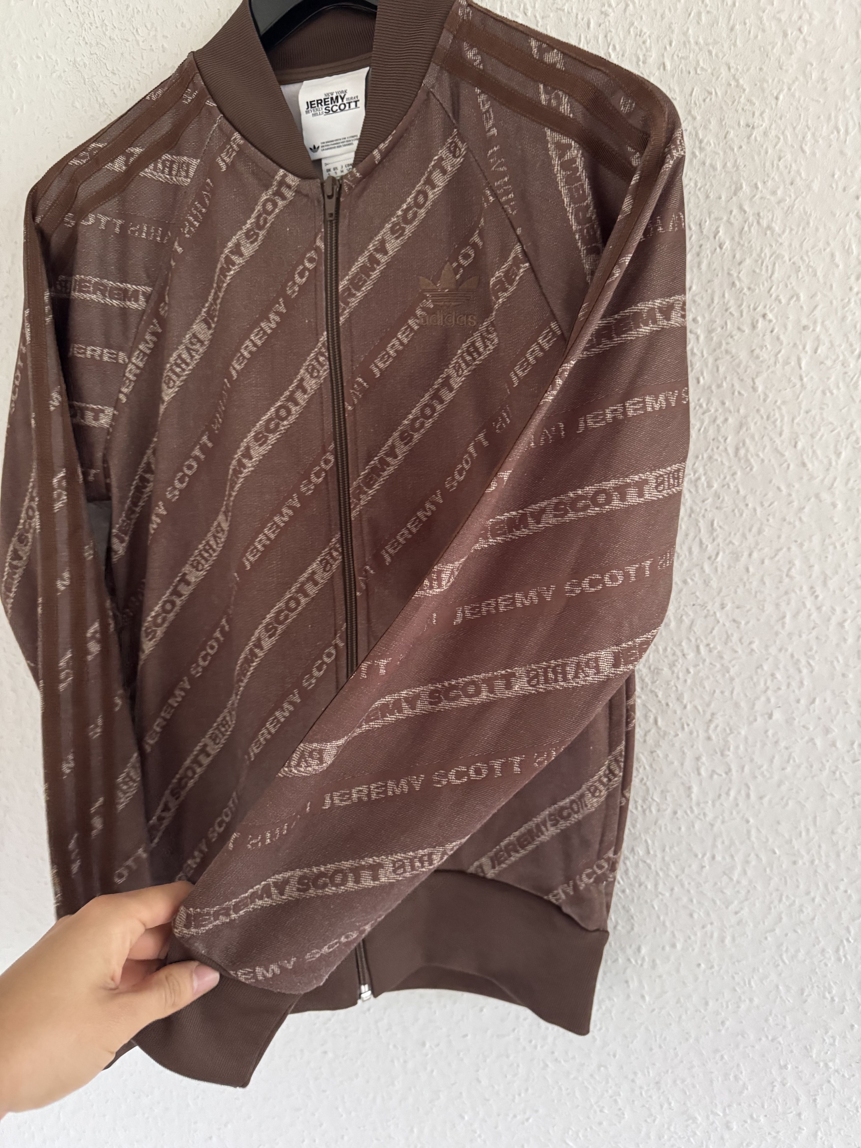 Adidas × Jeremy Scott Logo Tape Track Jacket Size US S / EU 44-46 / 1 - 7 Thumbnail