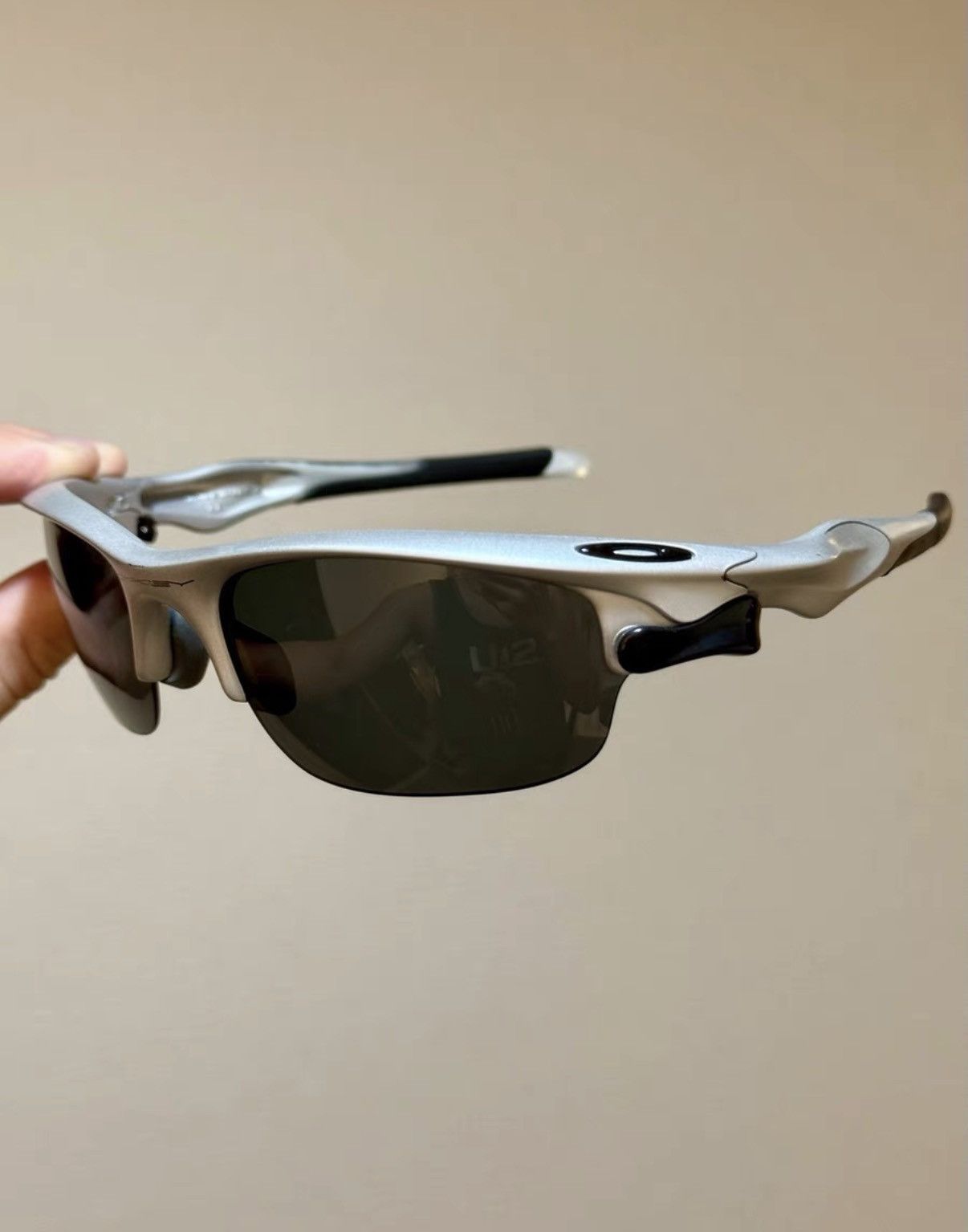 Oakley Oakley Fast Jacket Black Silver Sunglasses K24 Size ONE SIZE - 1 Thumbnail
