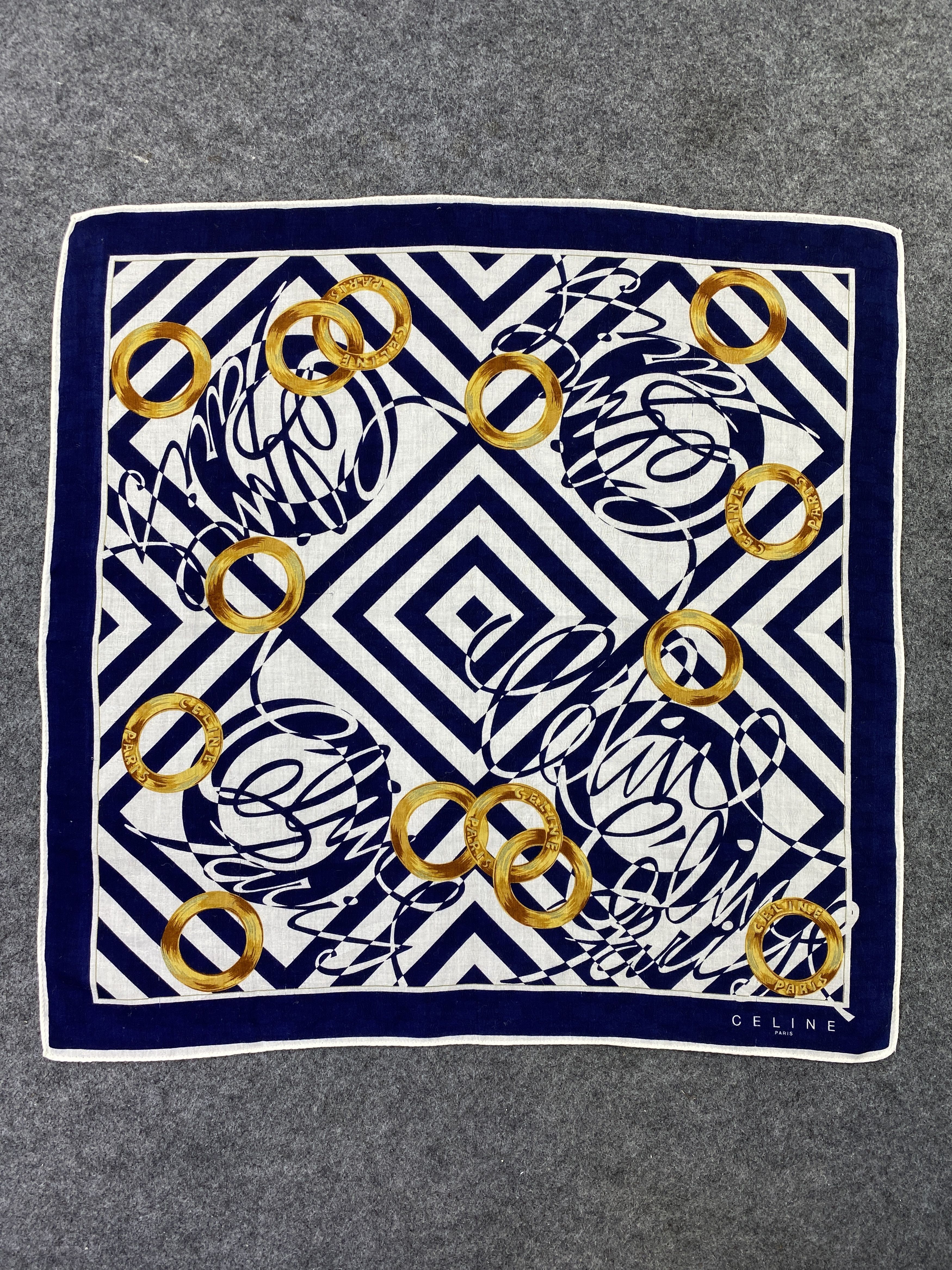 Celine Celine handkerchief bandana neckerchief-B301 Size ONE SIZE - 3 Thumbnail