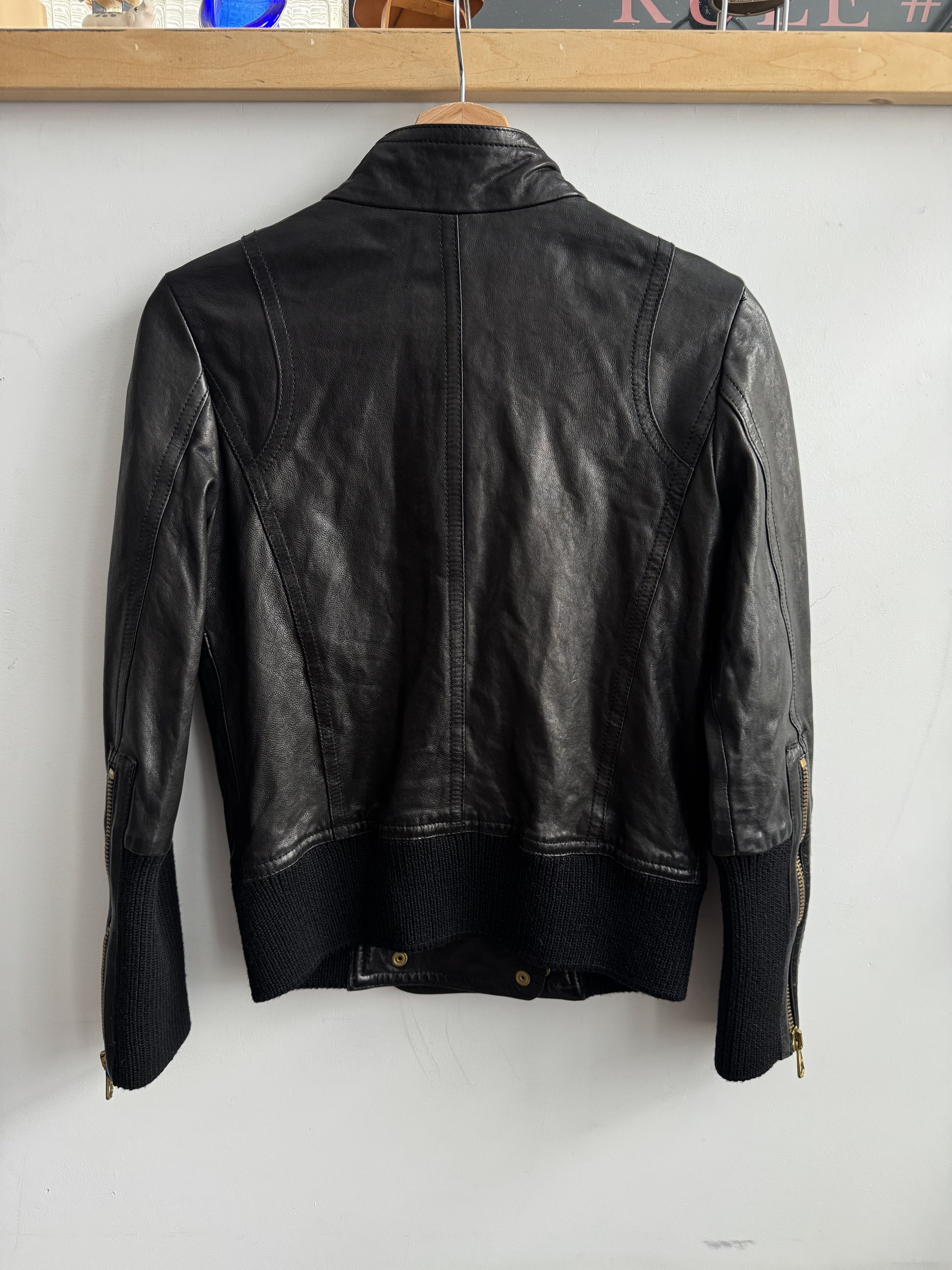 SMYTHE Smythe Leather Jacket Size 6 Size M / US 6-8 / IT 42-44 - 2 Thumbnail