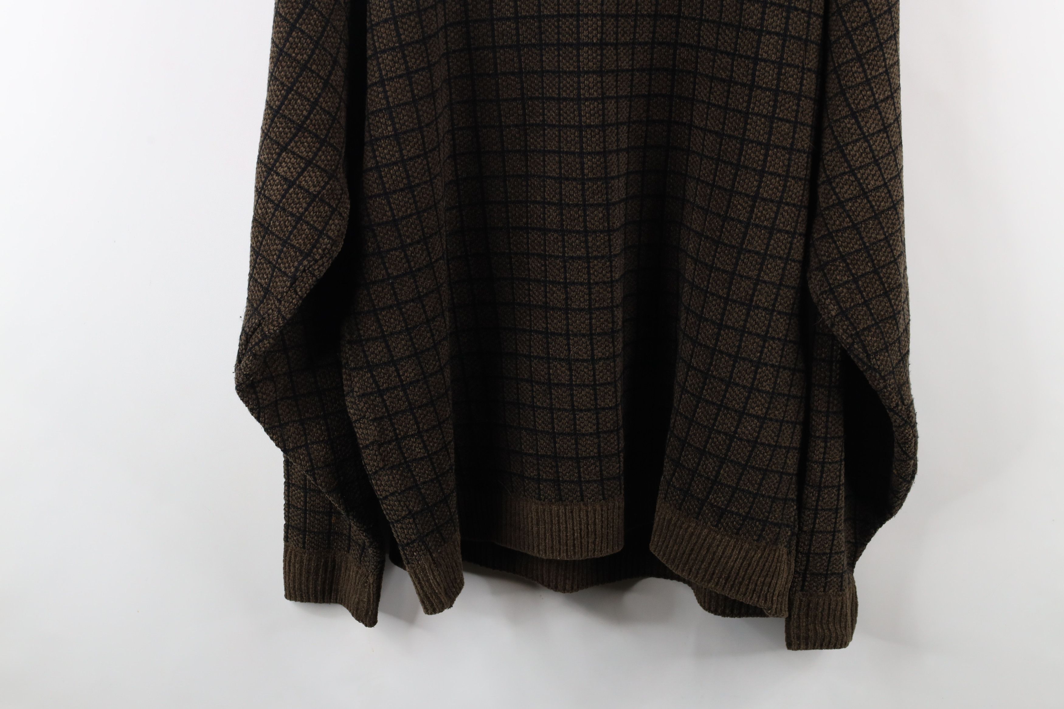 Vintage Vintage 90s Streetwear Fleece Knit Crewneck Sweater Earth Size US L / EU 52-54 / 3 - 11 Thumbnail