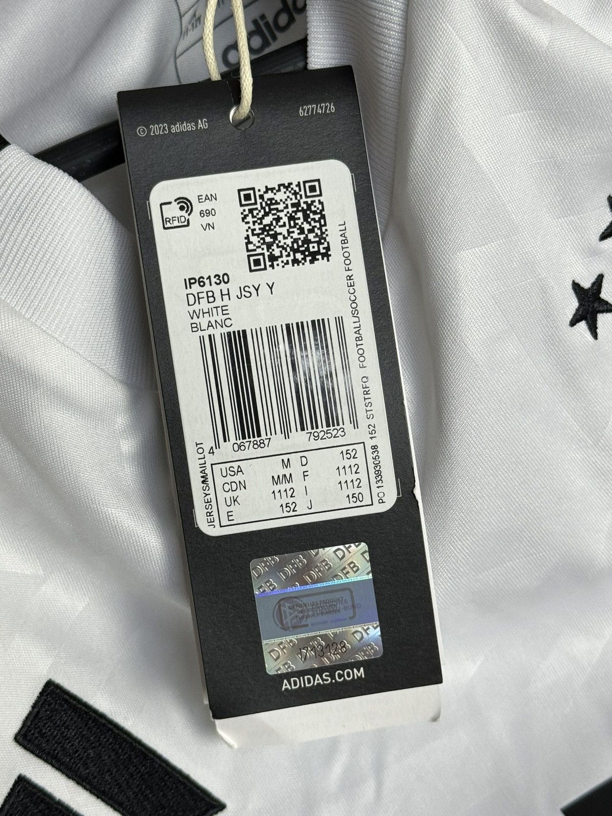 Adidas KIDS New Germany 24/25 Home Muller Football Jersey T-Shirt Size US XS / EU 42 / 0 - 10 Thumbnail