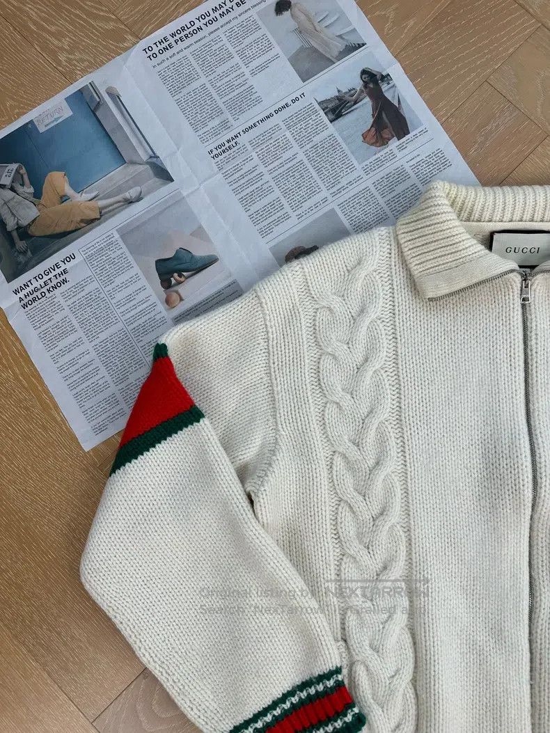 Gucci Gucci SS20 twisted woven bomber jacket Size US L / EU 52-54 / 3 - 6 Thumbnail