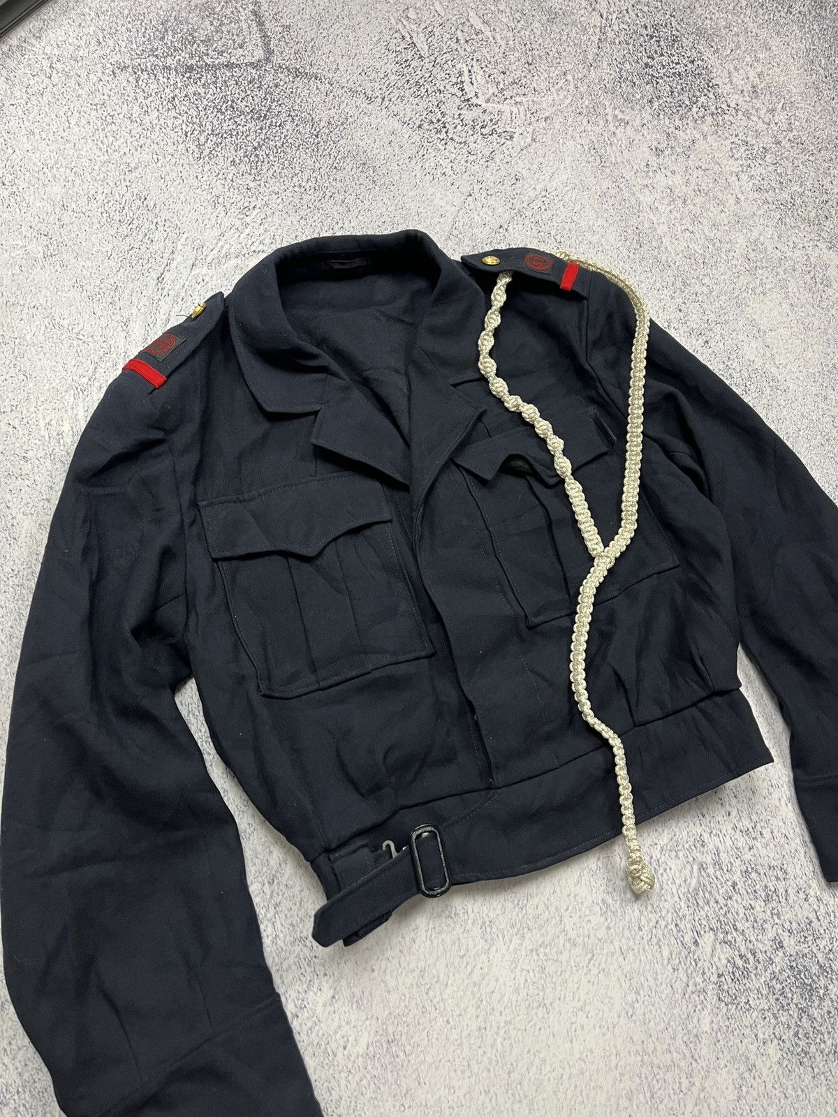 Vintage Vintage Military Navy Sea Scouts Naval Cadet Cropped Jacket Size US S / EU 44-46 / 1 - 5 Thumbnail