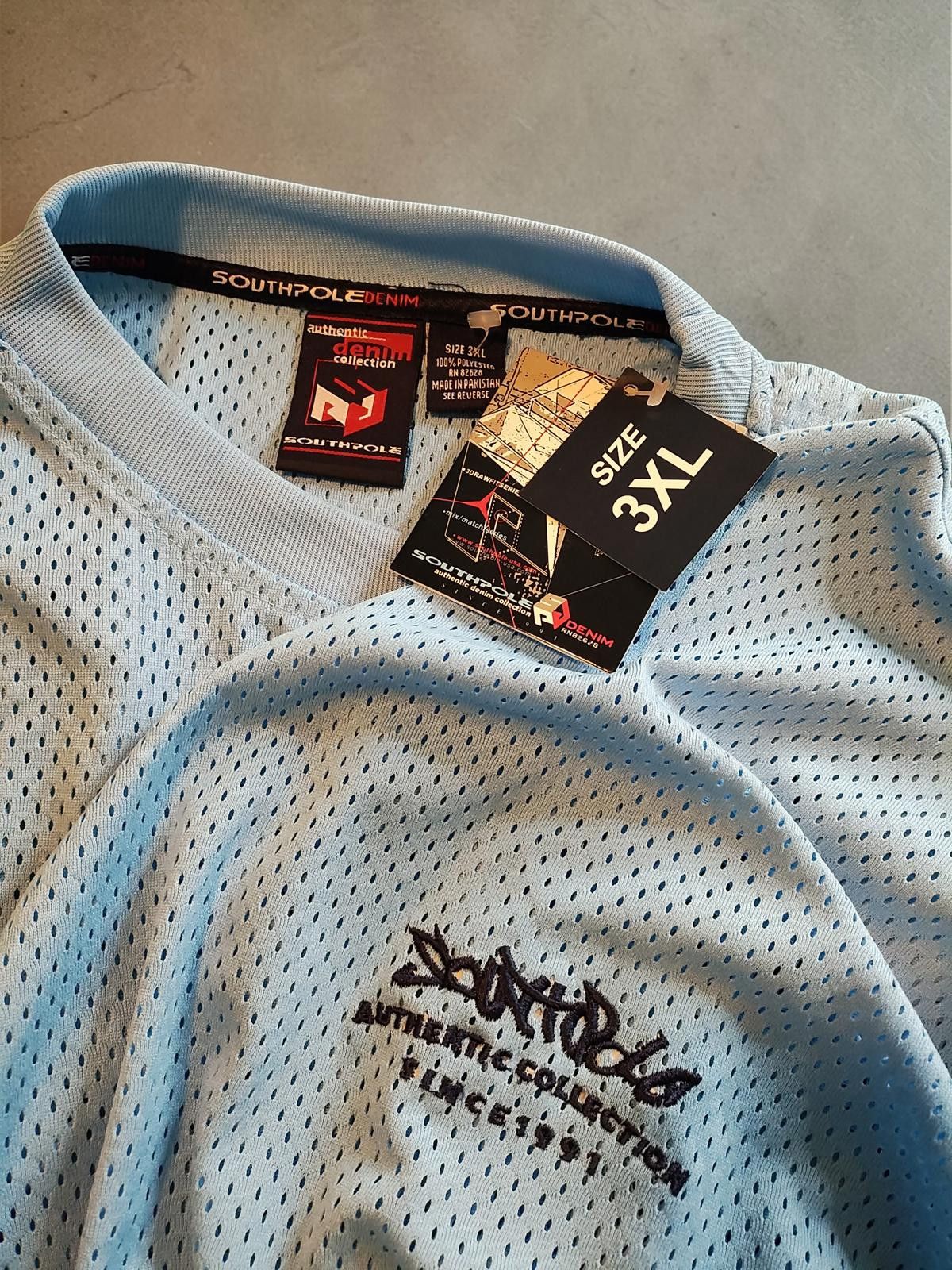 Southpole Southpole Authentic Denim Collection 3XL Light Blue Short-Sl Size US XXL / EU 58 / 5 - 6 Thumbnail