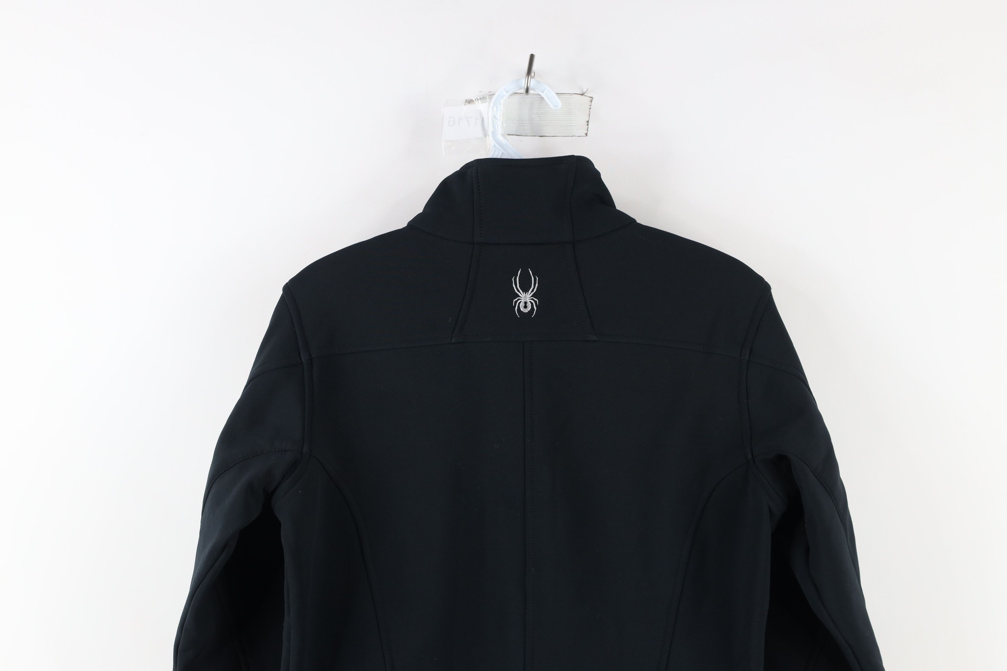 Spyder × Vintage Vintage Spyder XT.L Lined Soft Shell Full Zip Jacket Black Size M / US 6-8 / IT 42-44 - 12 Thumbnail
