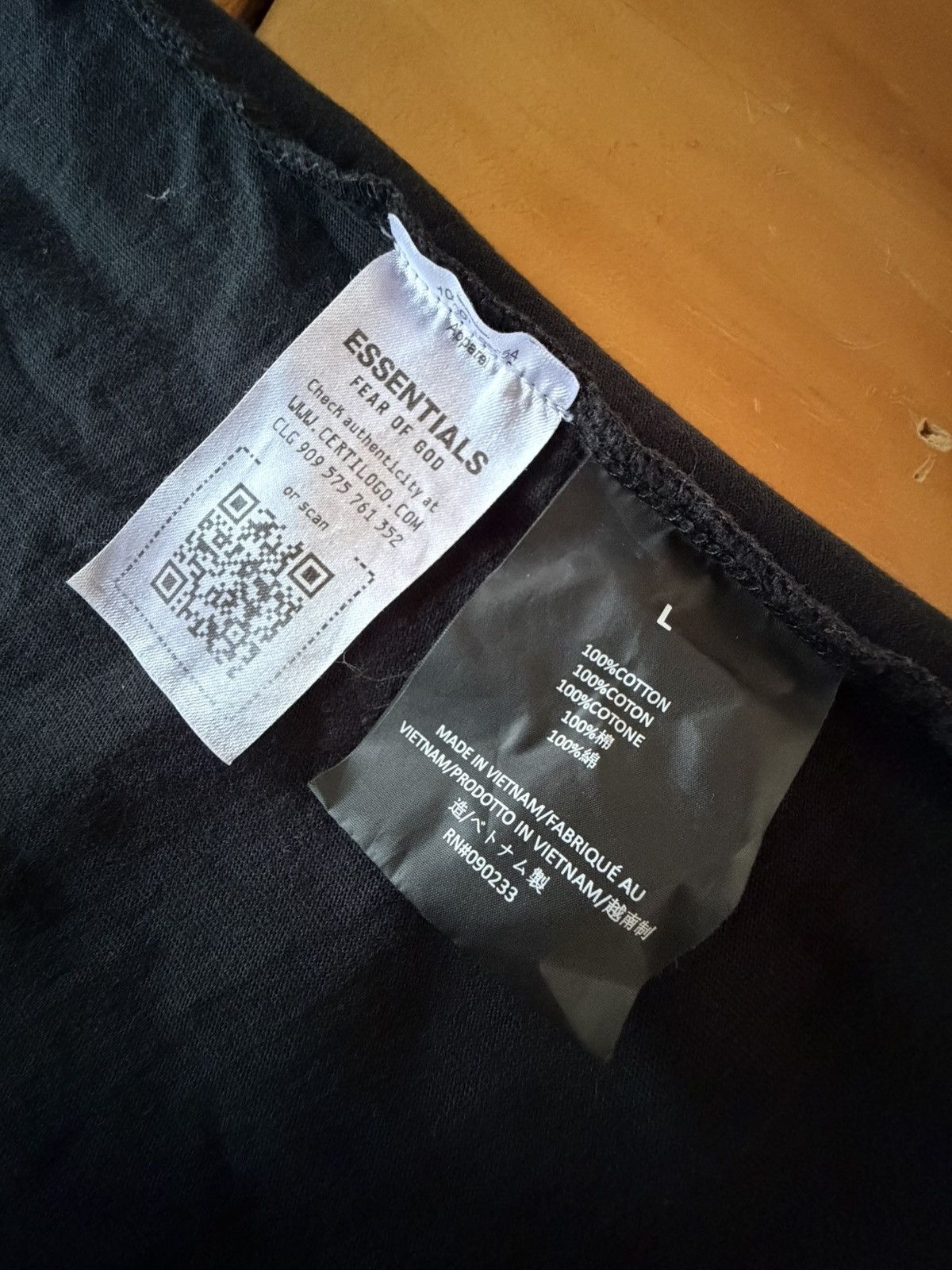 Fear of God Essentials Short Sleeve Tee Size US L / EU 52-54 / 3 - 4 Thumbnail