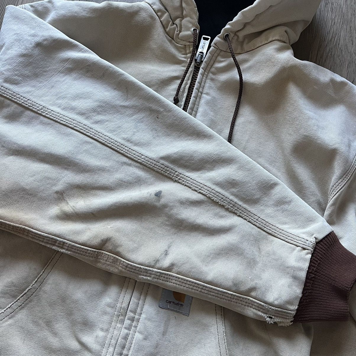 Carhartt × Vintage Crazy Vintage Faded Tan Brown Carhartt Jacket Large Size US L / EU 52-54 / 3 - 9 Thumbnail