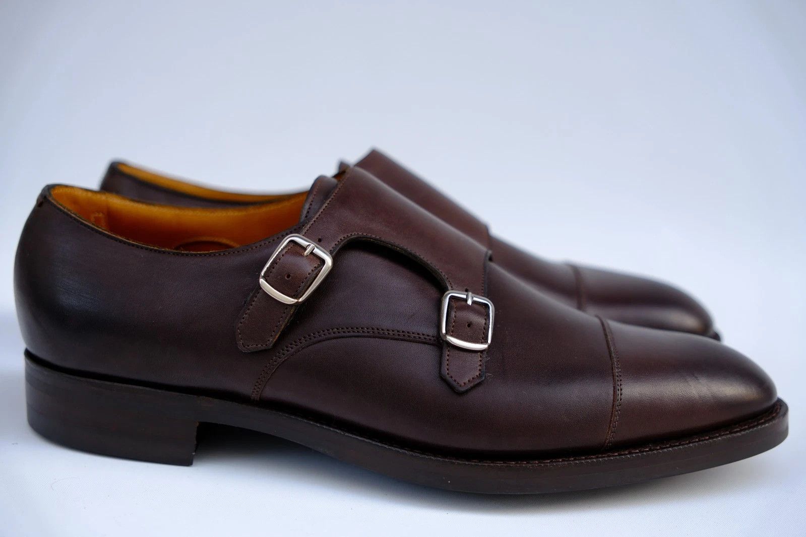 Edward Green New Edward Green Westminster Dark Brown Leather Shoes Size US 11 / EU 44 - 3 Thumbnail