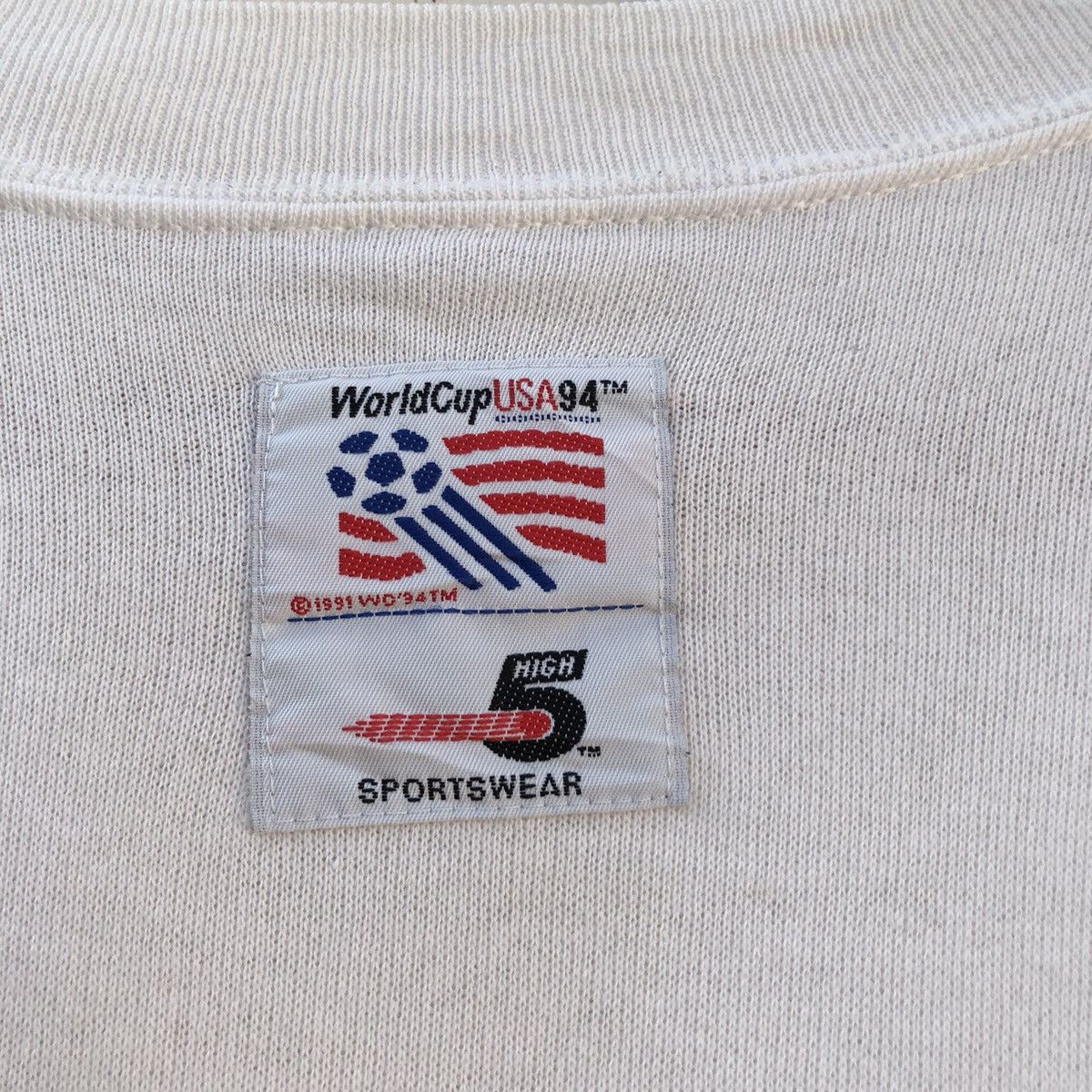 NFL × USA Olympics × Vintage Vintage 90s USA Football World Cup Team Sweatshirt Crewneck Size US M / EU 48-50 / 2 - 3 Thumbnail