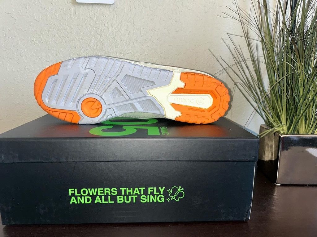 AMAC Studios AMAC Customs Butterfly 405 Low (NB 550) - Cream/Orange Size US 12 / EU 45 - 6 Thumbnail