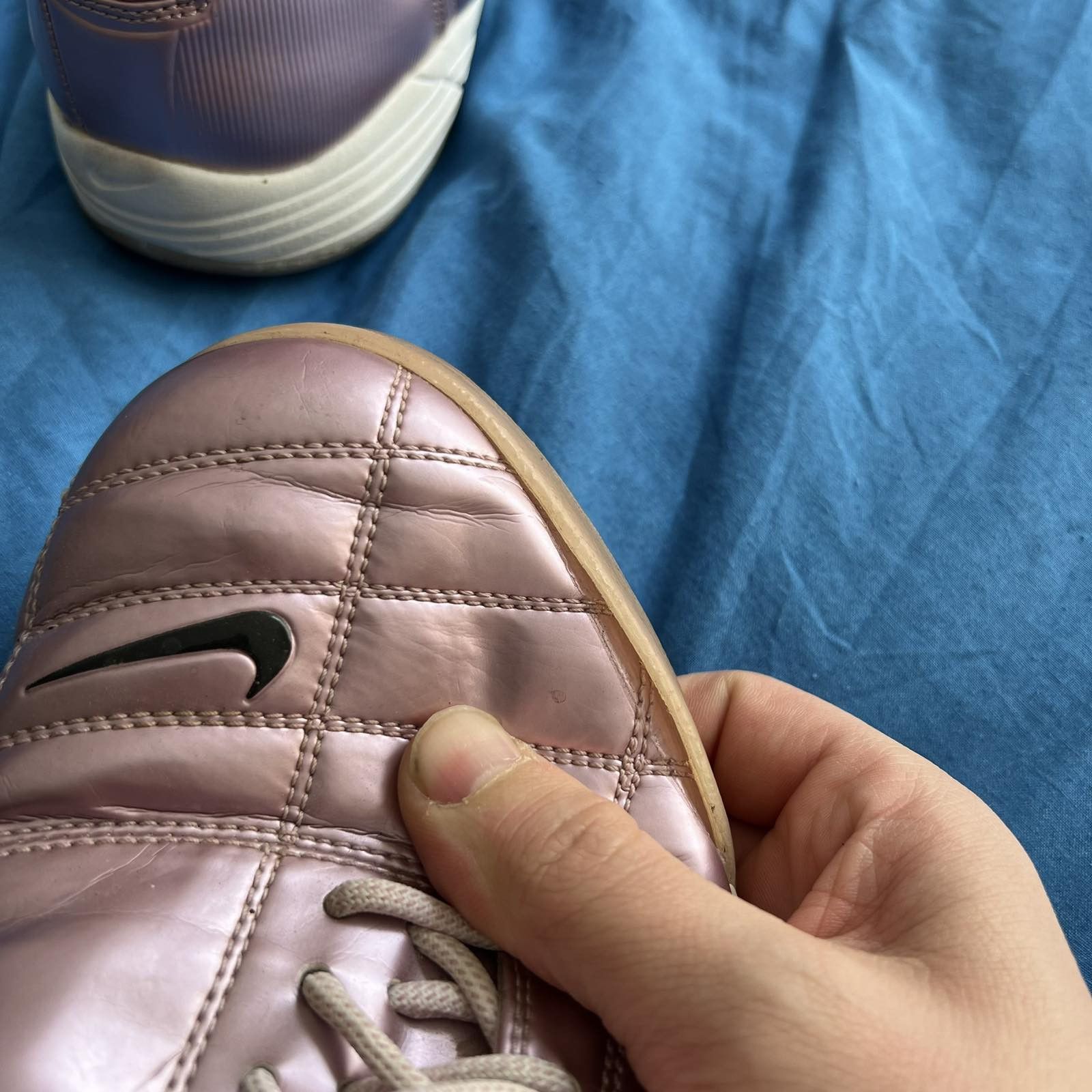 Nike Vintage Nike Total 90 III Pink Indoor Futsal cleats mens Size US 9 / EU 42 - 8 Thumbnail