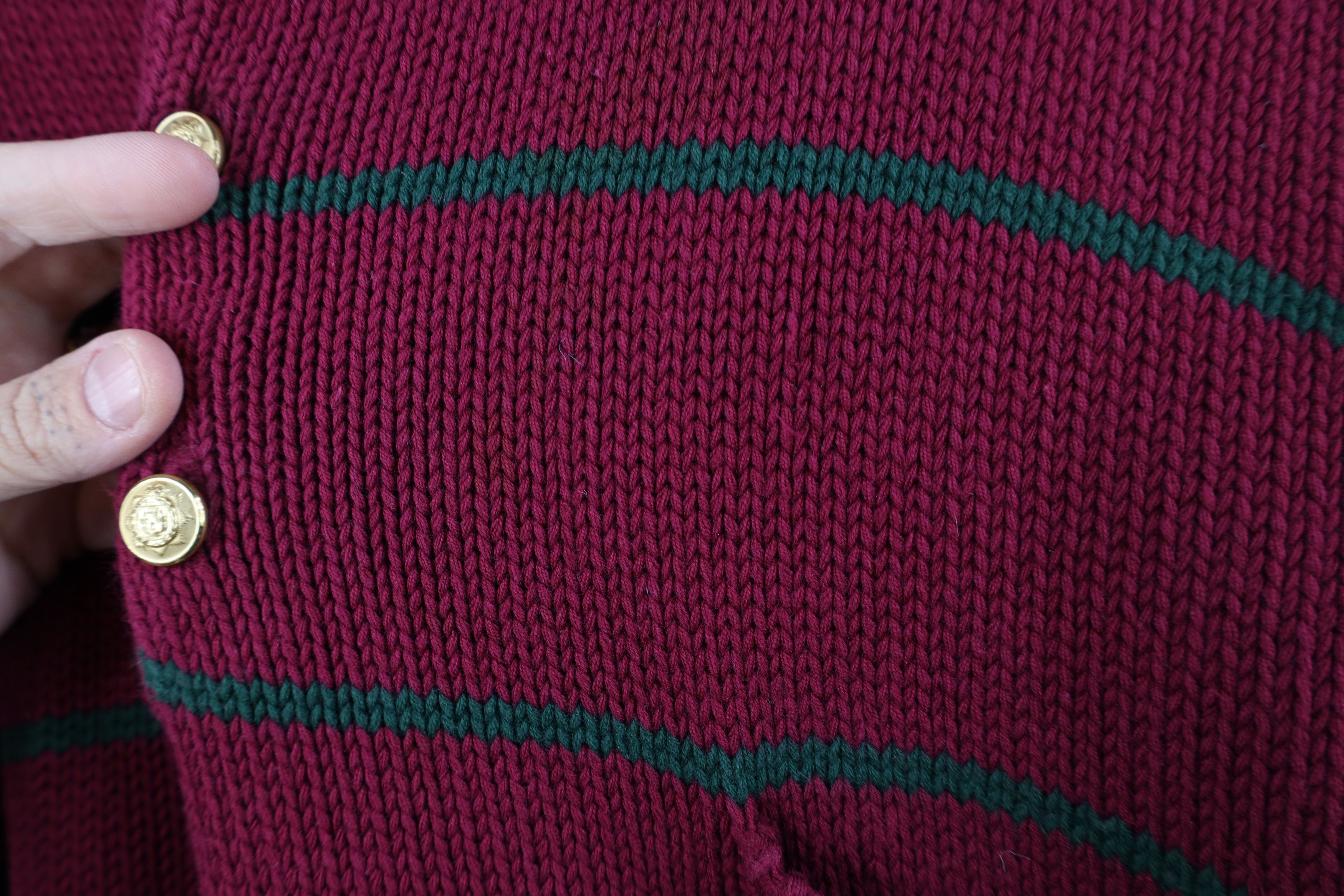 Vintage Vintage 70s Streetwear Argyle Diamond Knit Collared Sweater Size US M / EU 48-50 / 2 - 7 Thumbnail