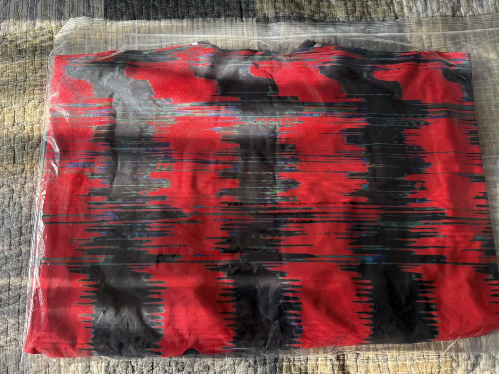 Fuck The Population FTP Blurred Vision Soccer Jersey Red S NEW Size US S / EU 44-46 / 1 - 3 Thumbnail