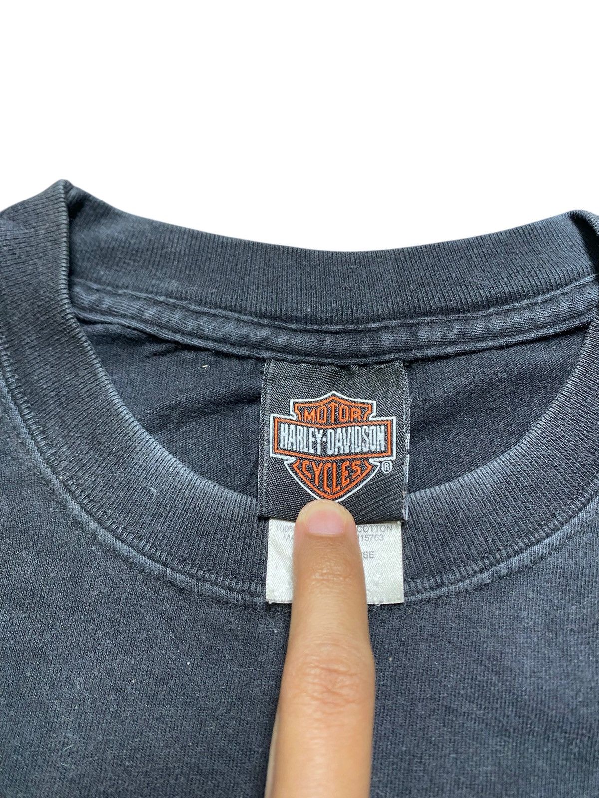 Harley Davidson VINTAGE HARLEY DAVIDSON LIFE BEGIN CARTERSVILLE GEORGIA Size US XL / EU 56 / 4 - 8 Thumbnail