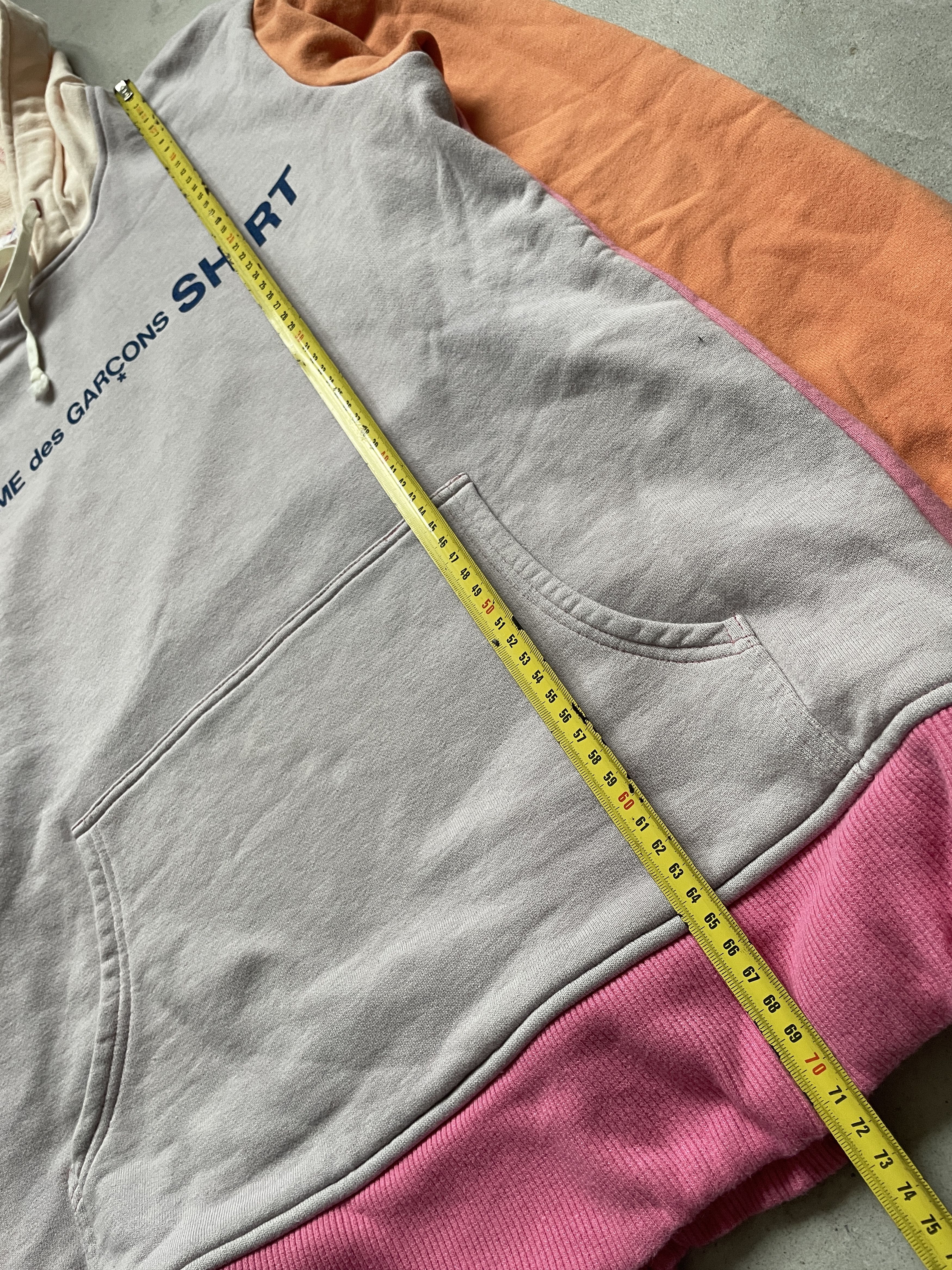 Comme des Garcons CDG COMME DES GARCONS SHIRT COLOR BLOCK LOGO HOODIE Size US L / EU 52-54 / 3 - 9 Thumbnail