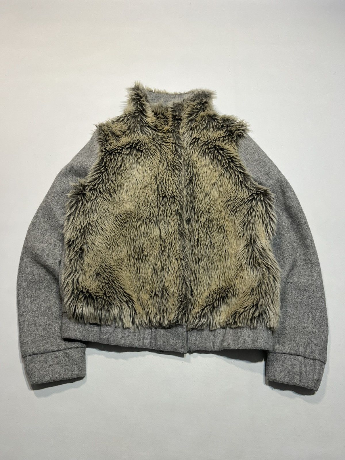 If Six Was Nine Miss Sixty Y2K Fur Jacket ifsixwasnine LGB styled Japan Size M / US 6-8 / IT 42-44 - 1 Thumbnail