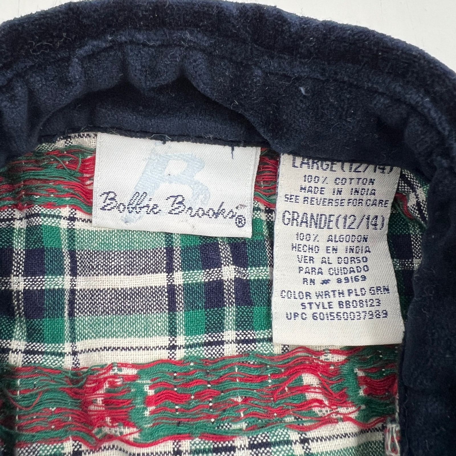 Vintage Vintage Christmas Wreath Button Up Shirt Bobbie Brooks Size L / US 10 / IT 46 - 3 Thumbnail