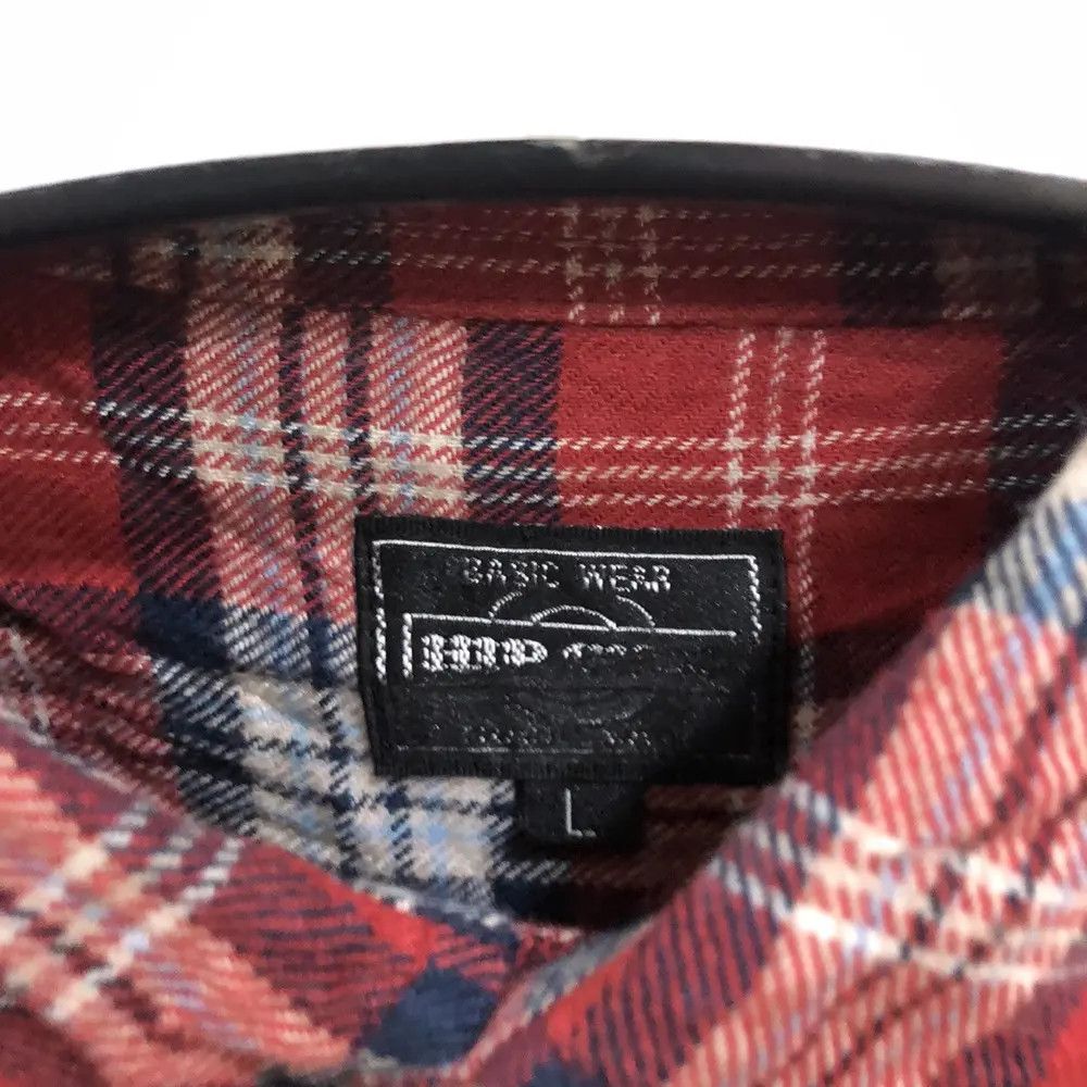 Flannel × Vintage Vintage Hip Chic Plaid Tartan Flannel Shirt 👕 Size US L / EU 52-54 / 3 - 3 Thumbnail