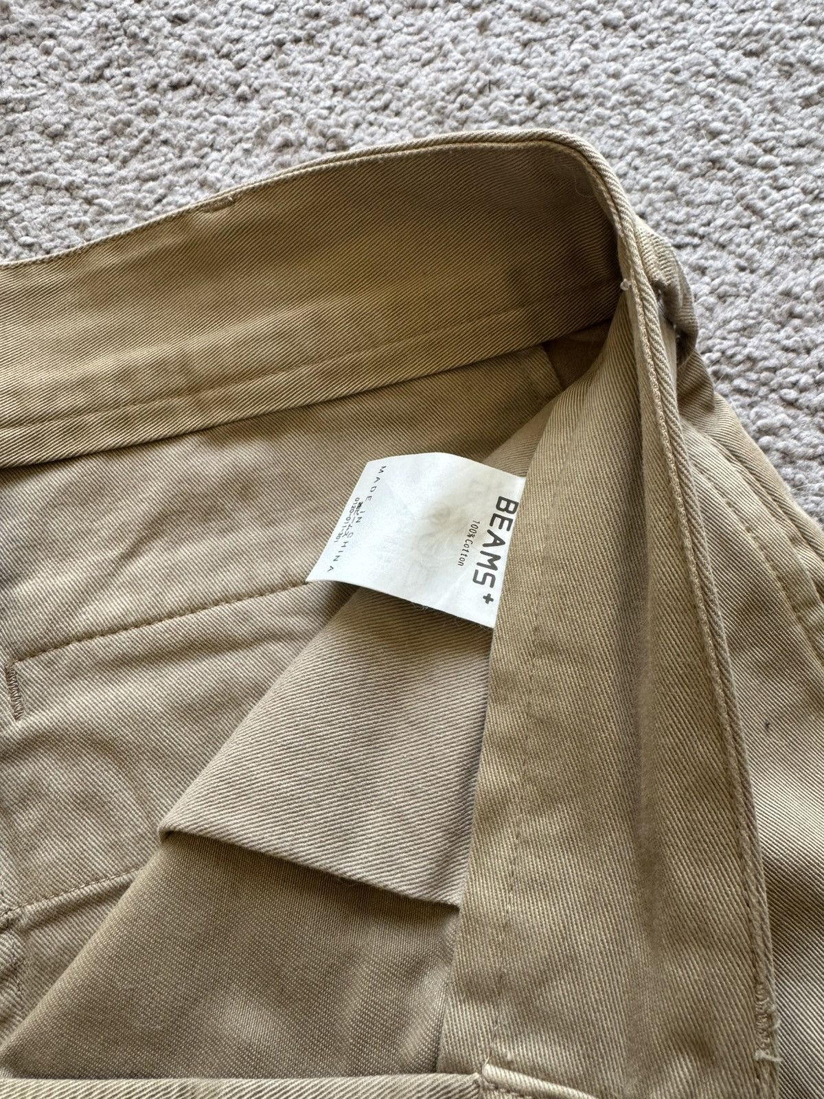 Beams Plus Beams Cut Off Chino Shorts Size US 32 / EU 48 - 2 Thumbnail