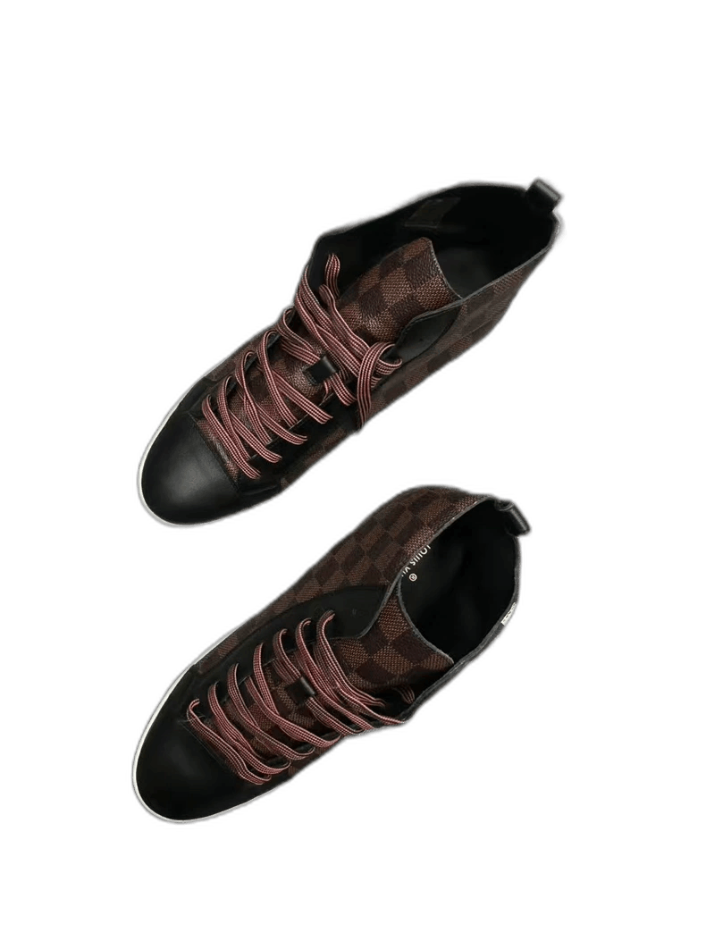 Louis Vuitton LV Animal Print Checkerboard Sneakers for Men Size US 10.5 / EU 43-44 - 1 Thumbnail