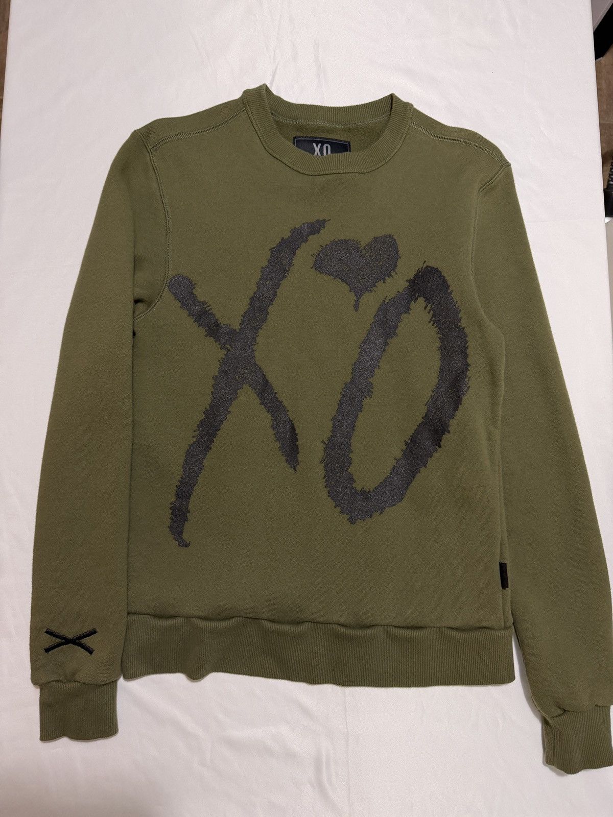 The Weeknd The Weeknd XO CUT & SEWN UNISEX CREW NECK MILITARY GREEN Size US S / EU 44-46 / 1 - 1 Thumbnail