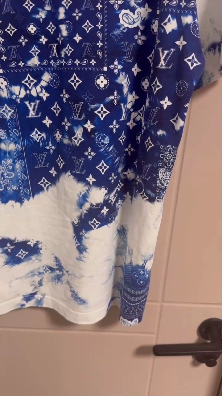 Louis Vuitton Louis Vuitton Tie-dyed short sleeves with cashew flower sho Size US L / EU 52-54 / 3 - 5 Thumbnail