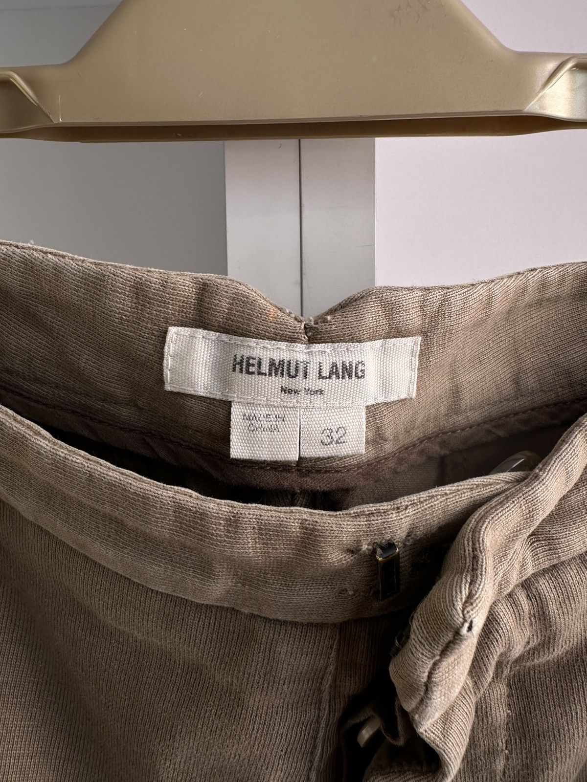 Helmut Lang Vintage Helmut Lang Light Brown 2000s Pants Size US 32 / EU 48 - 3 Thumbnail