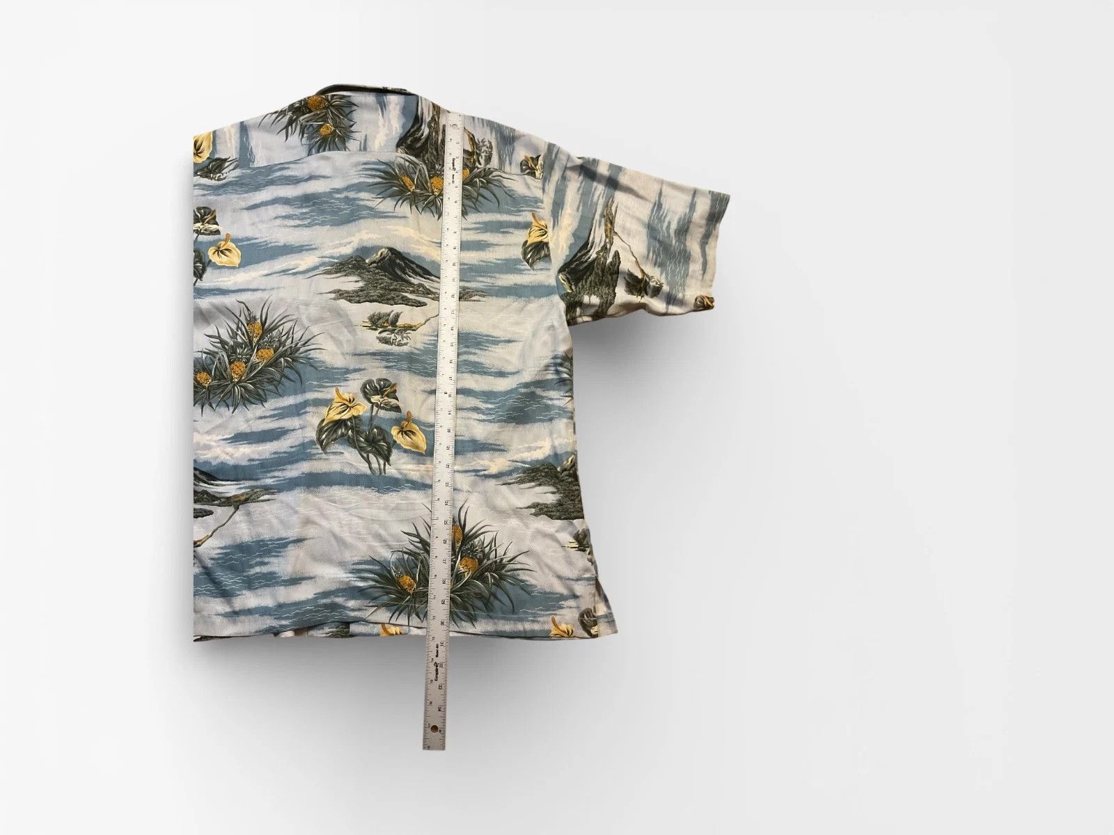 Tommy Bahama Tommy Bahama Hawaiian Silk Shirt Mens XL Blue Floral Pineapp Size US XL / EU 56 / 4 - 3 Thumbnail