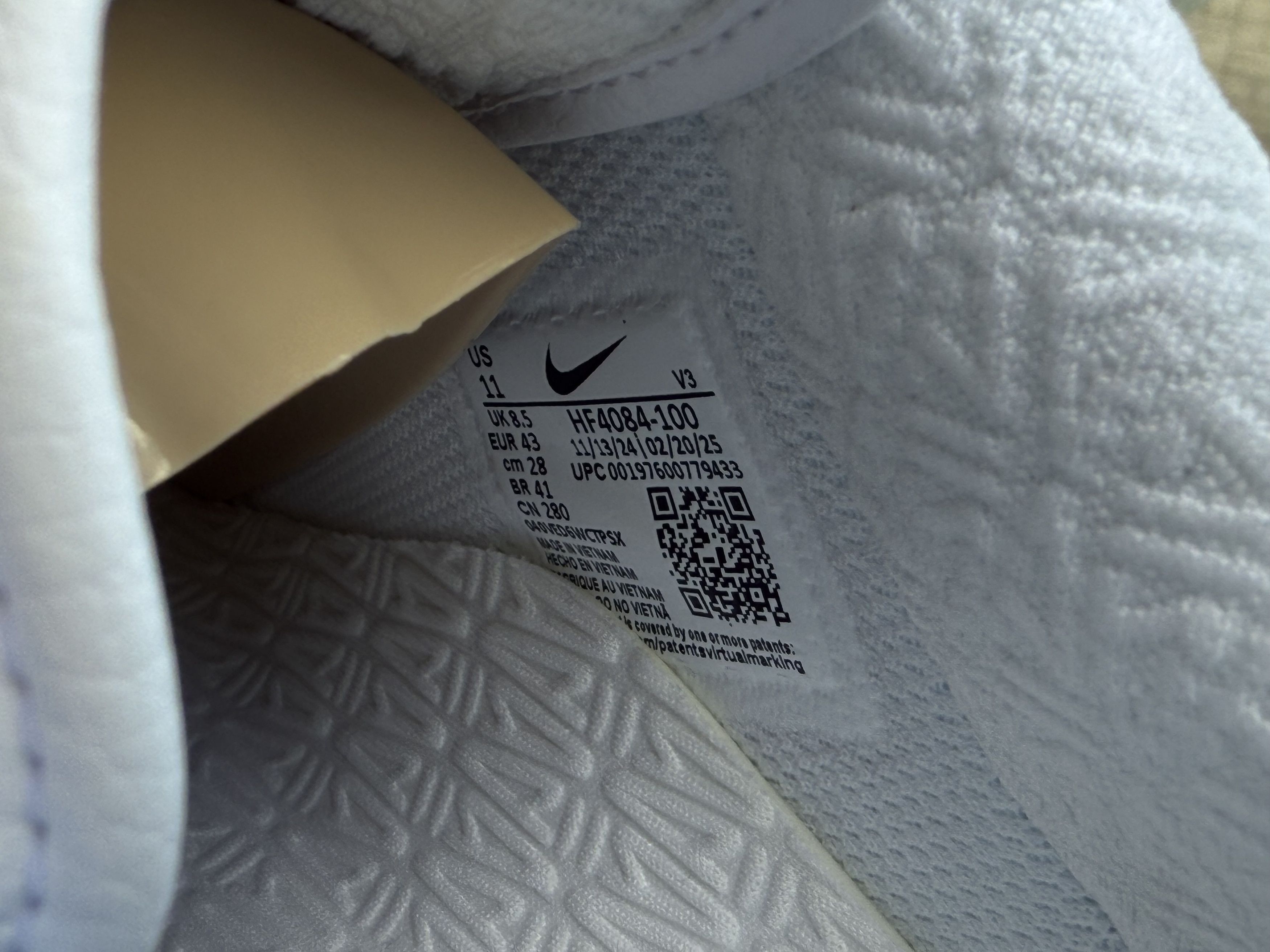 A Ma Maniere × Nike Nike Air Force 1 Low SP A Ma Maniére White (HF4084-100 5) Size US 9.5 / EU 42-43 - 6 Thumbnail