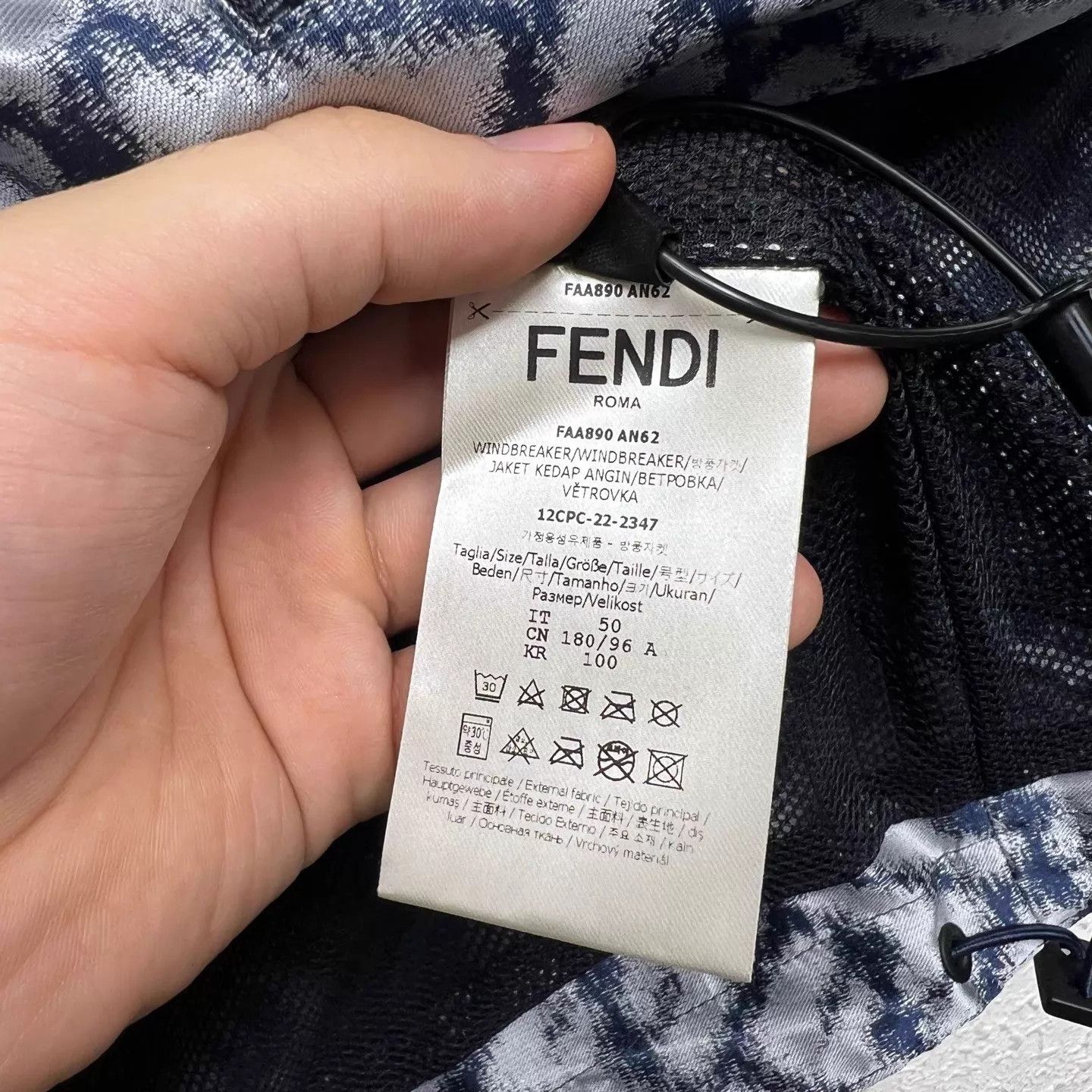 Fendi FENDI all over print shell jacket new tags IT50 Size US M / EU 48-50 / 2 - 5 Thumbnail