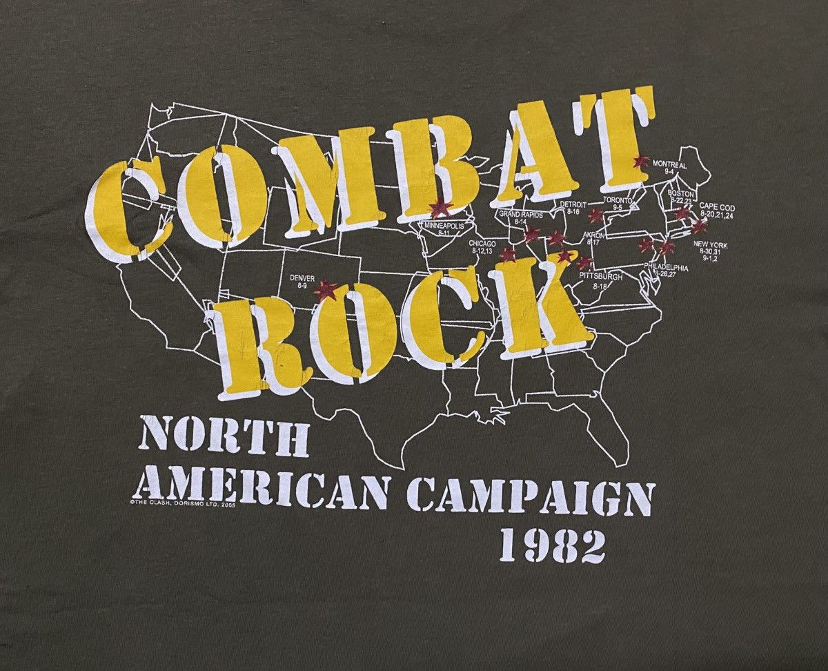 Band Tees × Vintage Vintage The Clash Know Your Rights “Combat Rock” Tees Size US XS / EU 42 / 0 - 9 Thumbnail