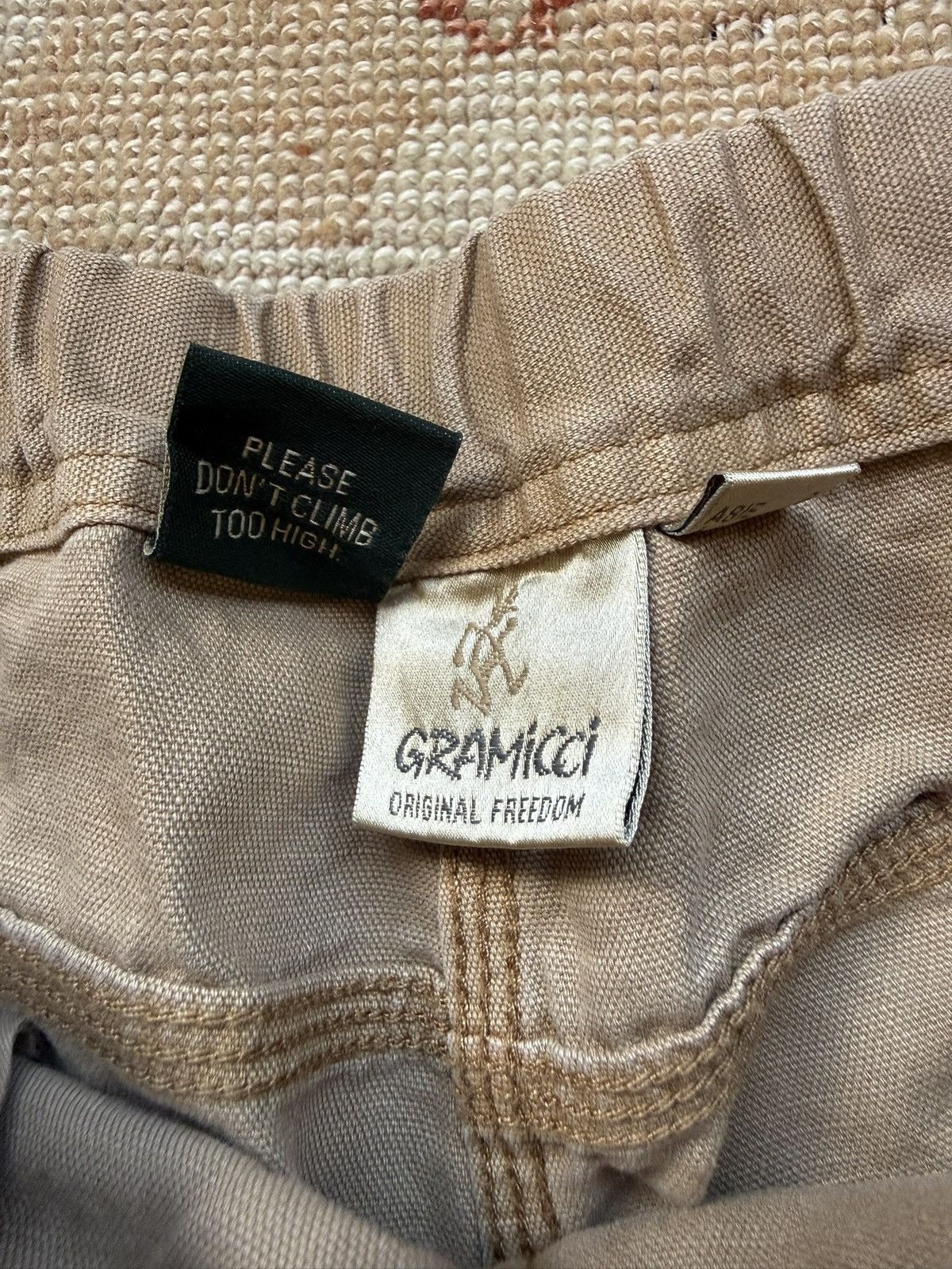 Gramicci Gramicci Beige Canvas Work Pants Size US 32 / EU 48 - 4 Thumbnail