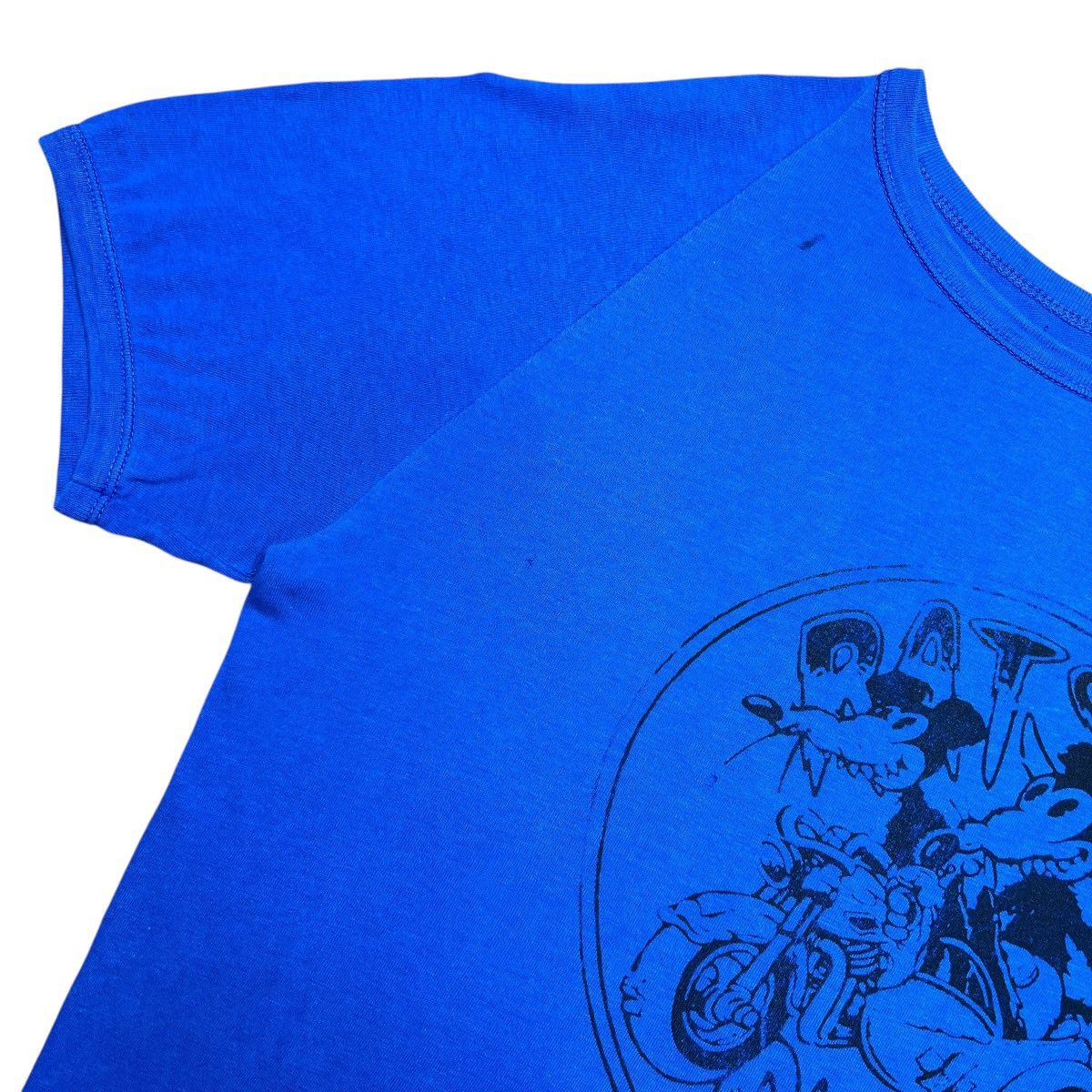 Other Vtg 1970s Rats Rule Mickey Mouse Motorcycle Smoking T-Shirt Size US S / EU 44-46 / 1 - 7 Thumbnail