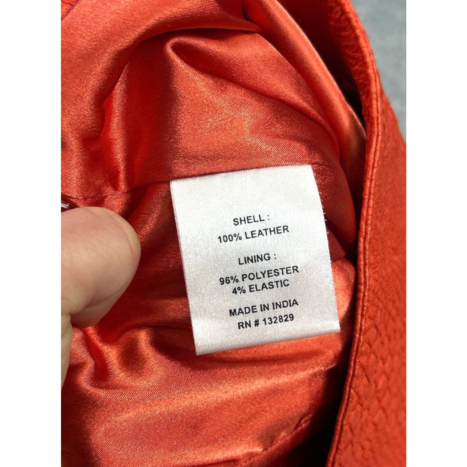 NBD NBD Mini Skirt Womens XS Orange Snake Texture Leather Lined Formal City Spring/Summer Women Skirt, Zipper, High Rise Size 26" / US 2 / IT 38 - 4 Thumbnail