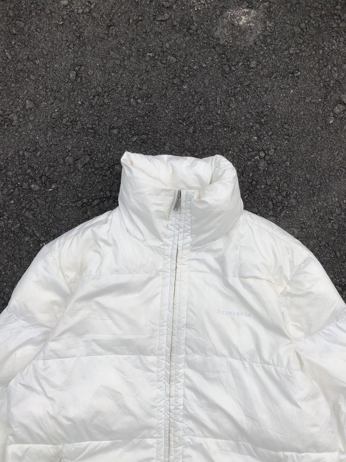 Japanese Brand Vintage Y2K Converse Fullzipper Winter Puffer Jacket Size US XL / EU 56 / 4 - 9 Thumbnail