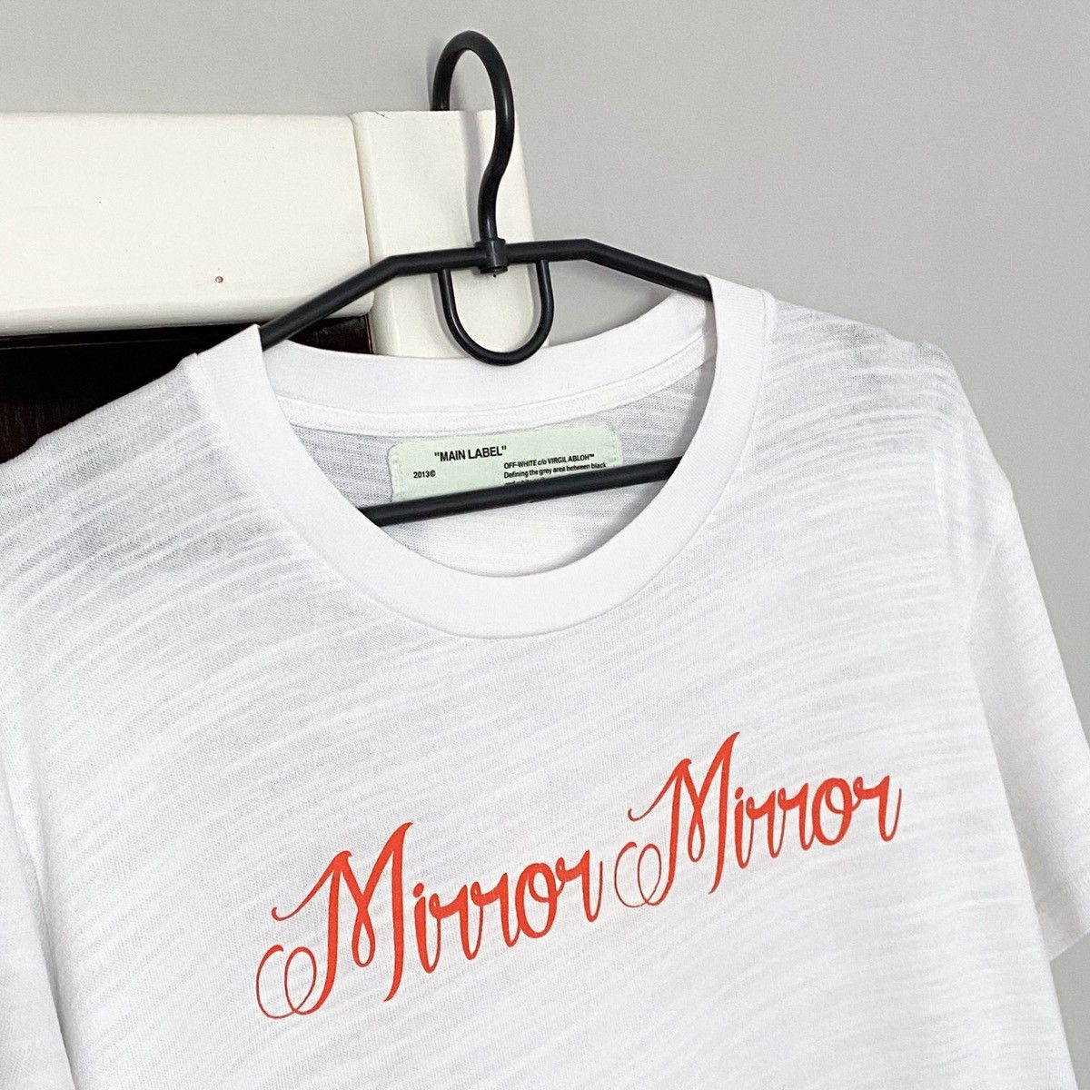 Off-White Off-White Mirror Mirror On the Wall Tee / T Shirt Size US S / EU 44-46 / 1 - 5 Thumbnail